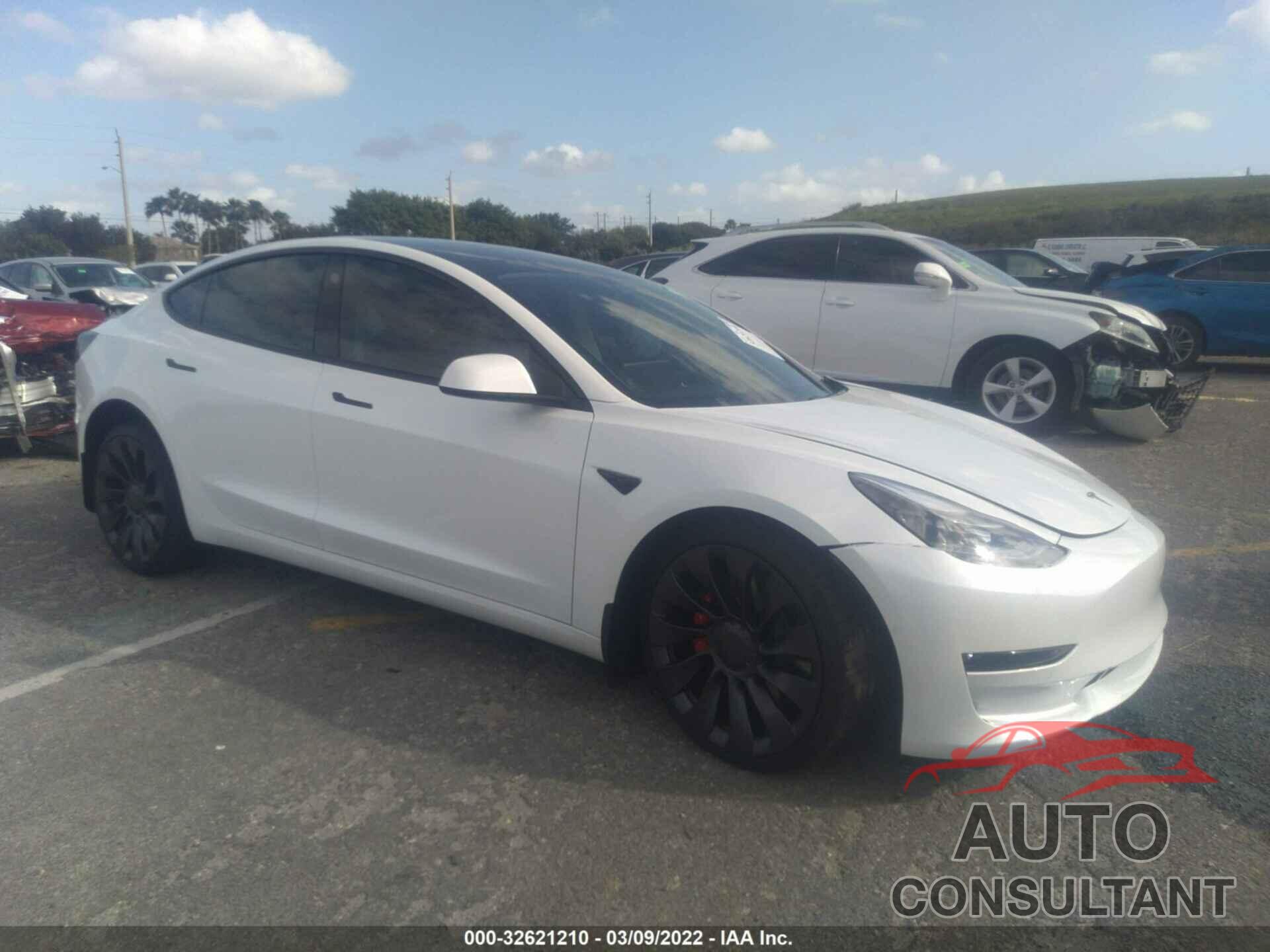 TESLA MODEL 3 2021 - 5YJ3E1EC9MF060373