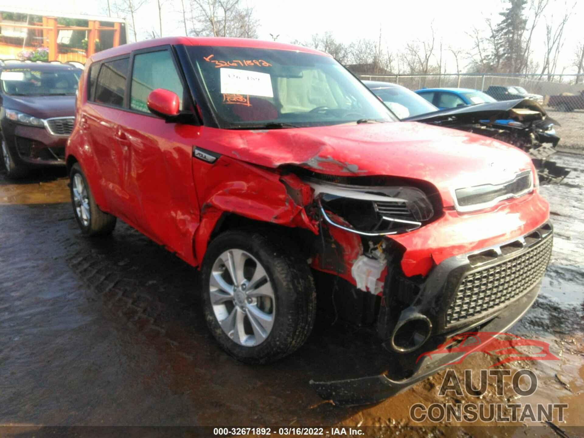 KIA SOUL 2016 - KNDJP3A53G7860276