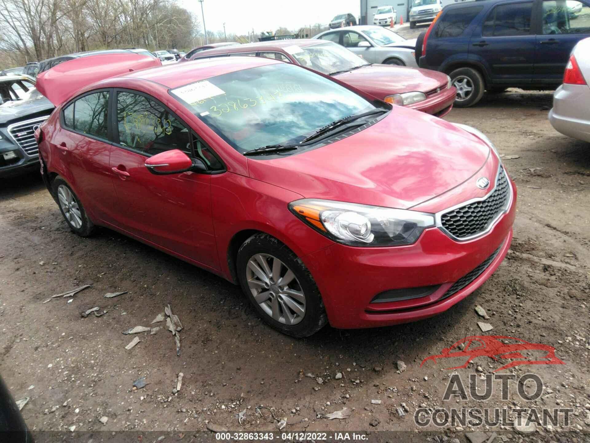 KIA FORTE 2016 - KNAFX4A63G5461994