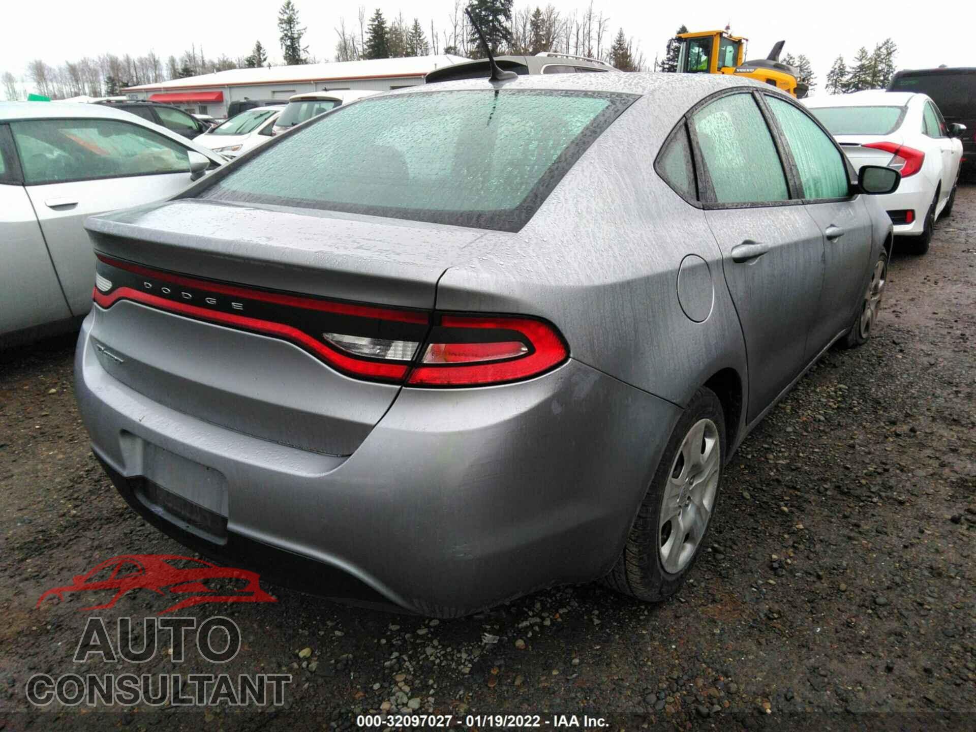 DODGE DART 2016 - 1C3CDFAA7GD519629