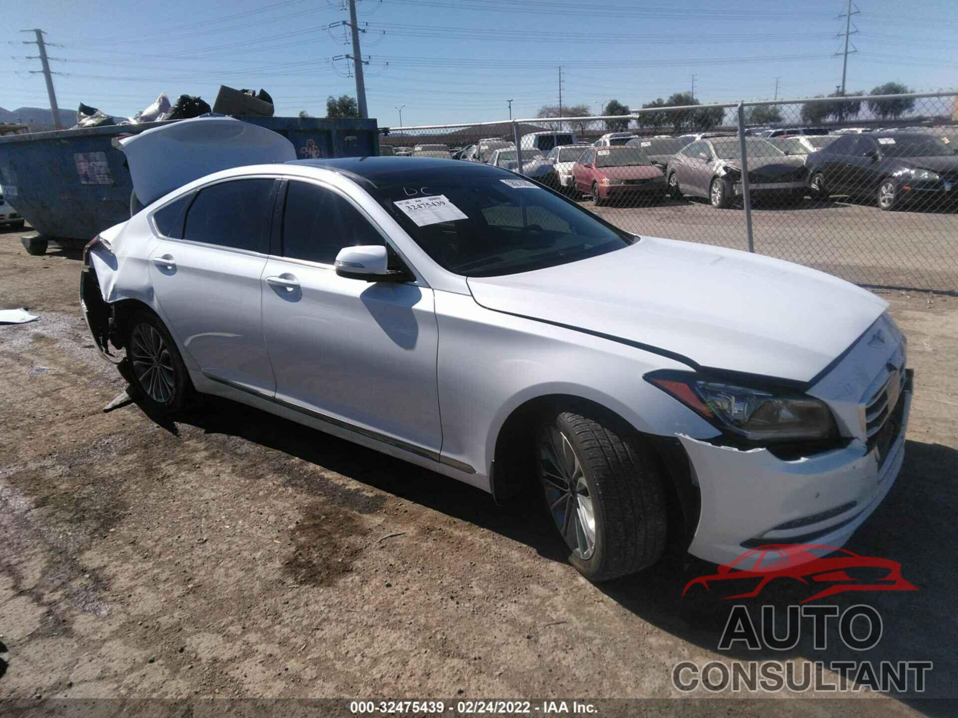 HYUNDAI GENESIS 2016 - KMHGN4JE4GU119671