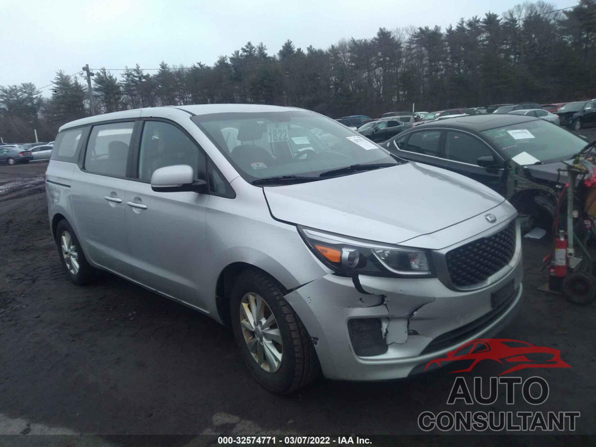 KIA SEDONA 2016 - KNDMA5C13G6150367