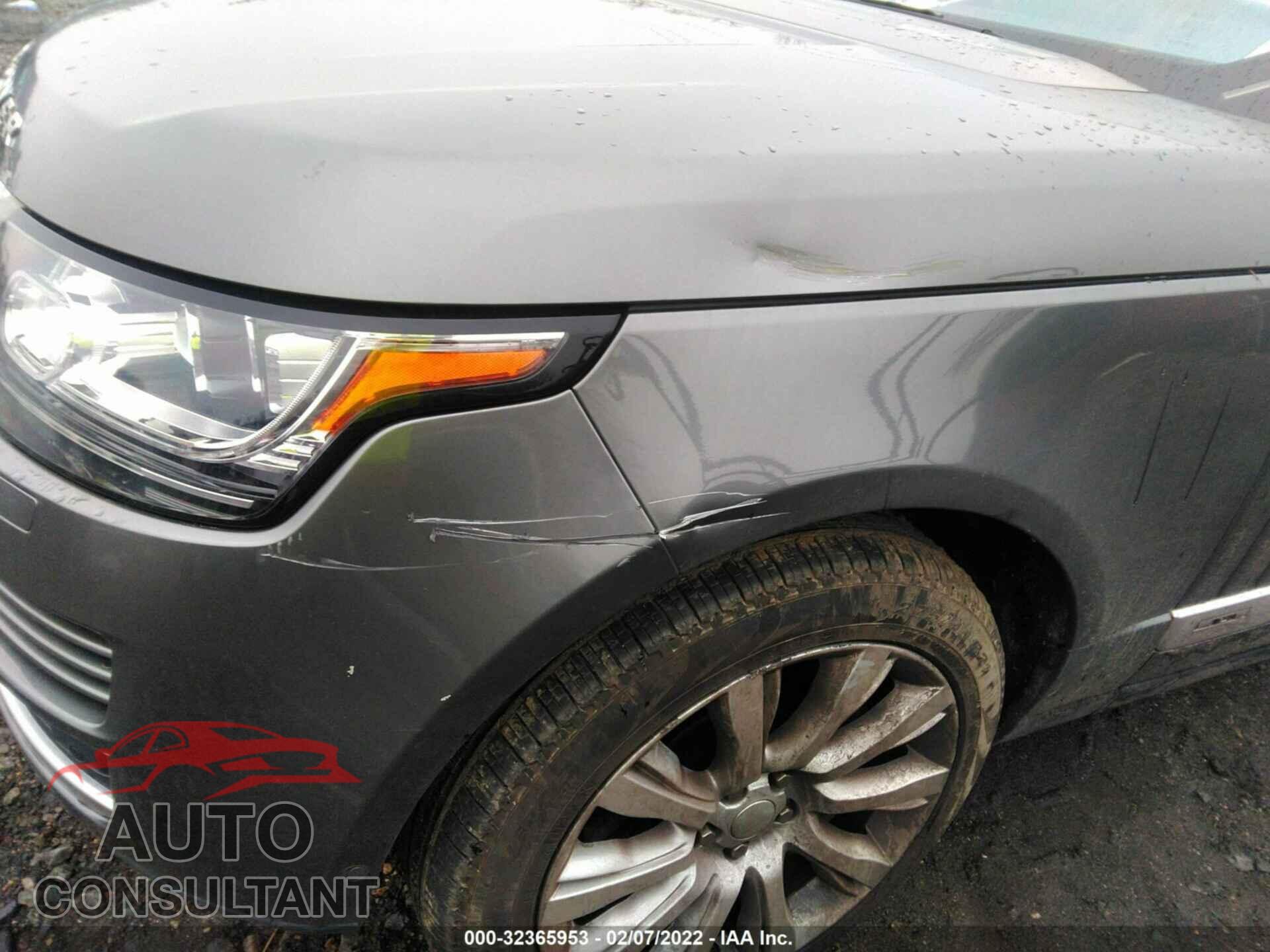 LAND ROVER RANGE ROVER 2016 - SALGS3EF0GA246082