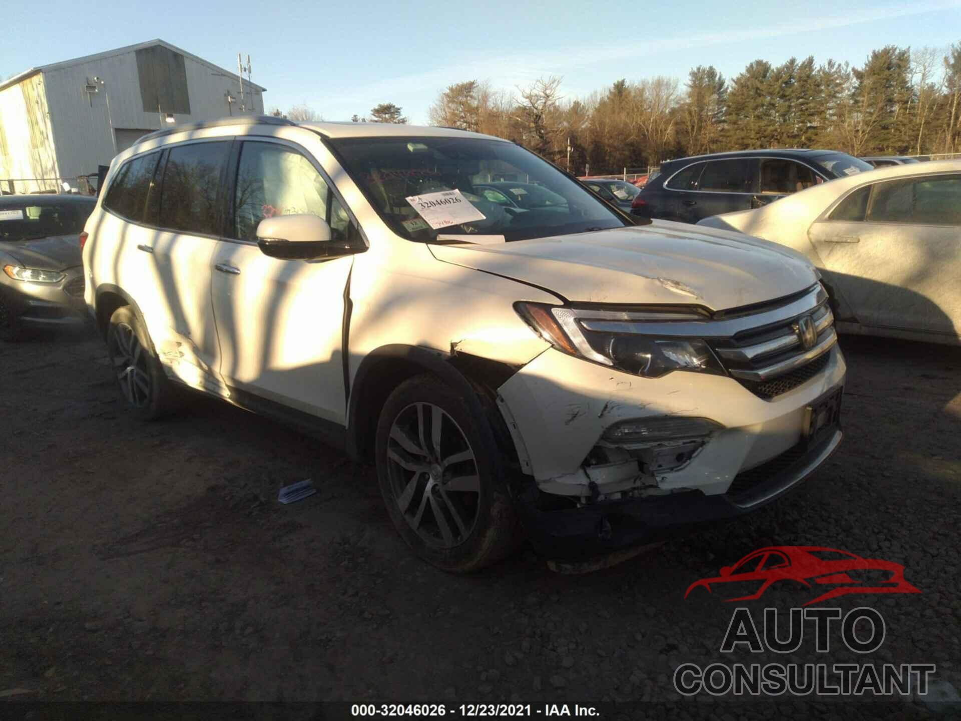 HONDA PILOT 2017 - 5FNYF6H08HB005758