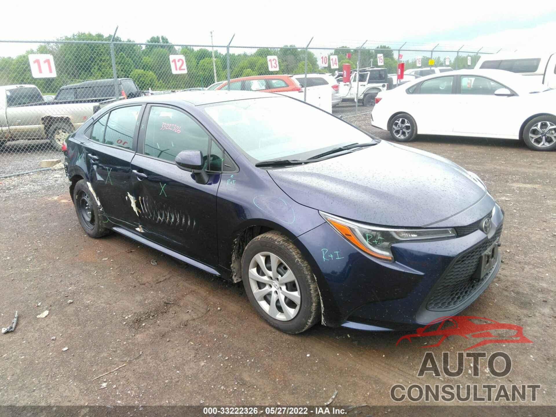 TOYOTA COROLLA 2020 - 5YFEPRAE0LP125137