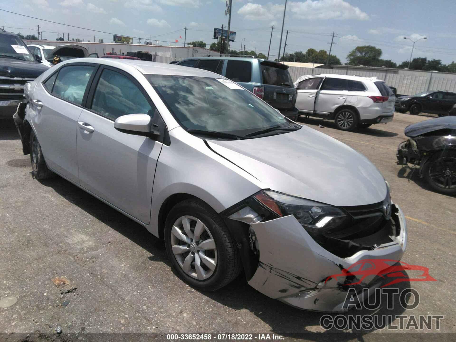 TOYOTA COROLLA 2016 - 5YFBURHE7GP479910