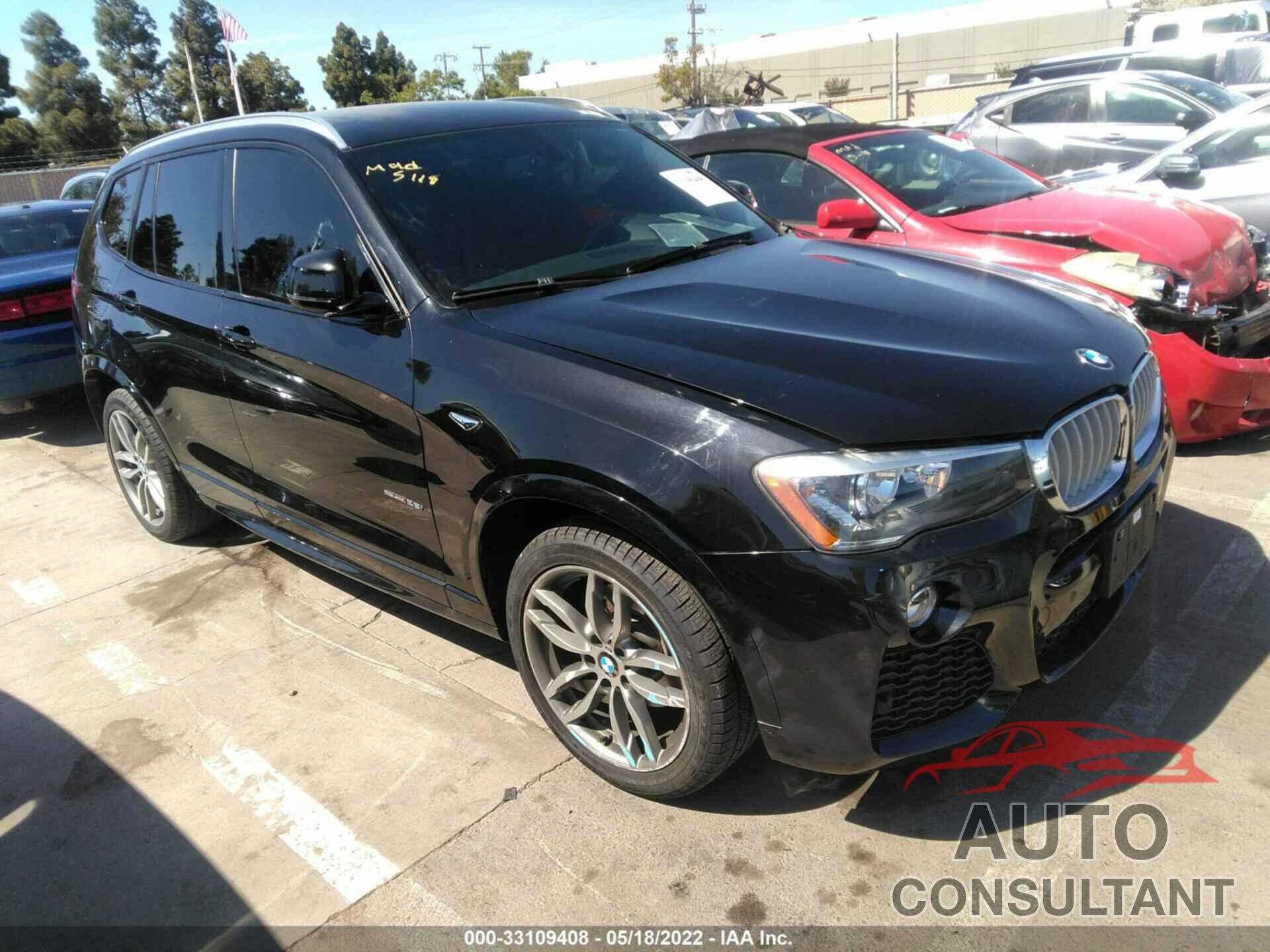 BMW X3 2016 - 5UXWZ7C56G0T42769