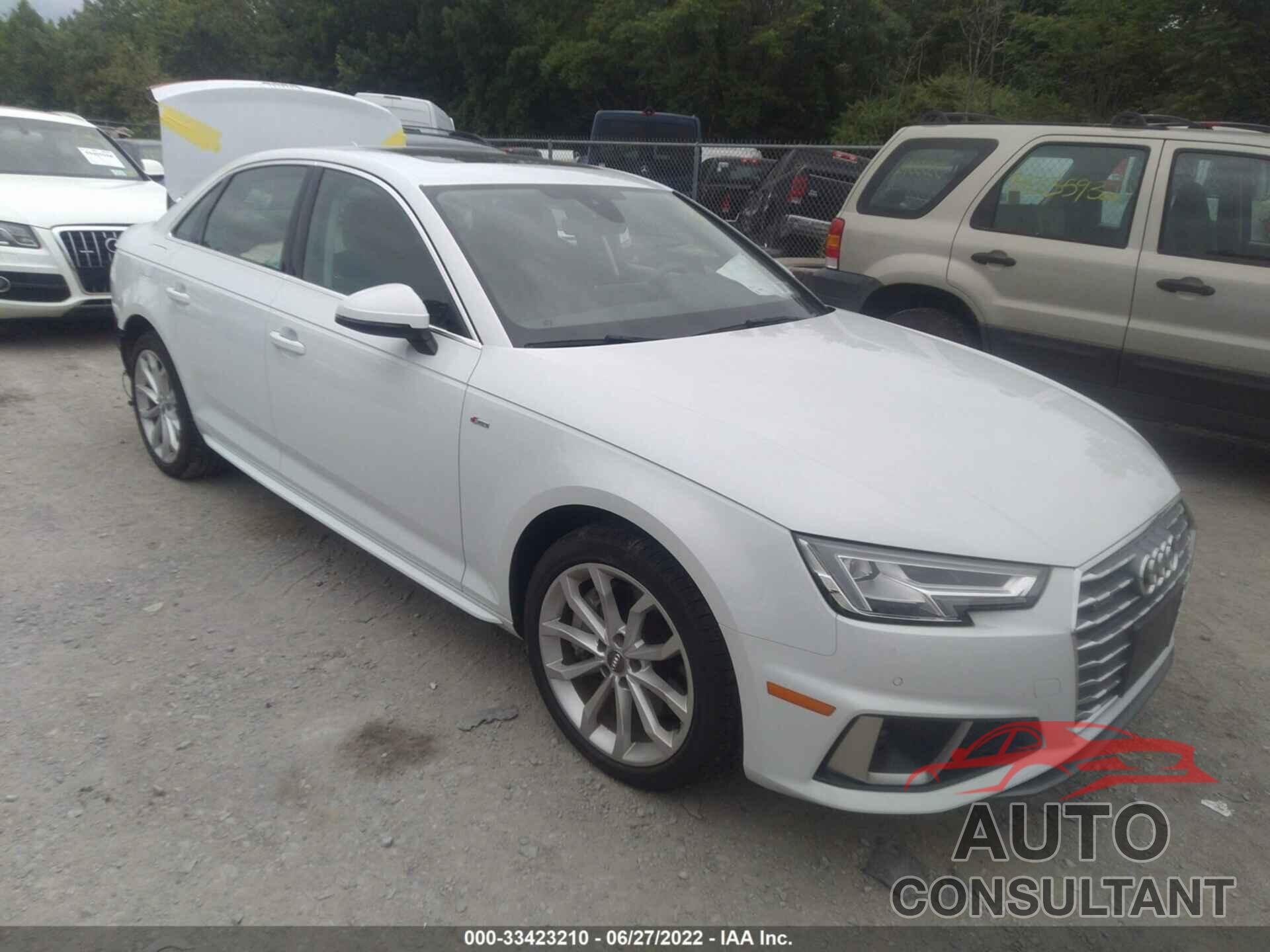 AUDI A4 2019 - WAUENAF45KA015918