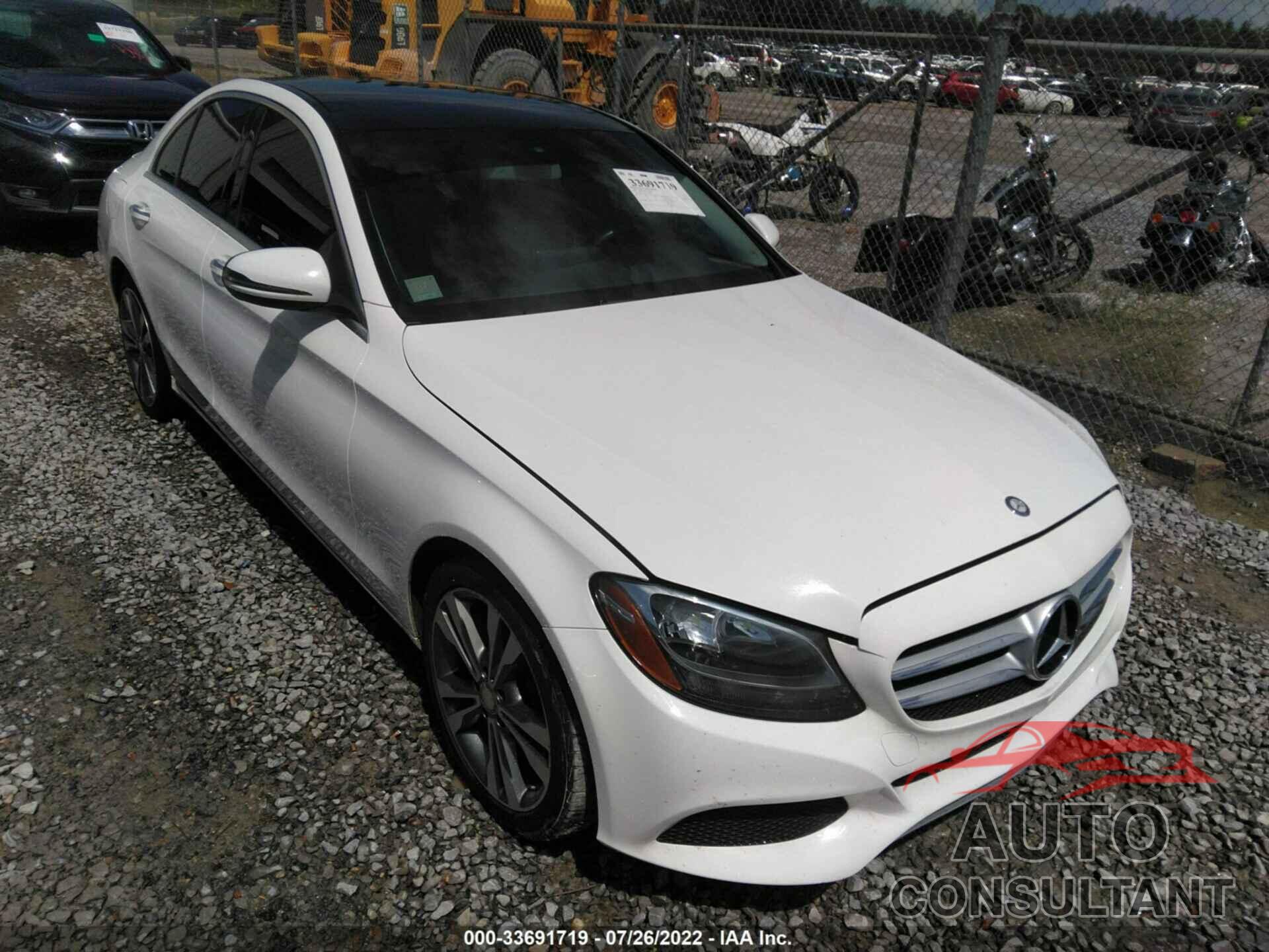 MERCEDES-BENZ C-CLASS 2016 - WDDWF4JB7GR126612