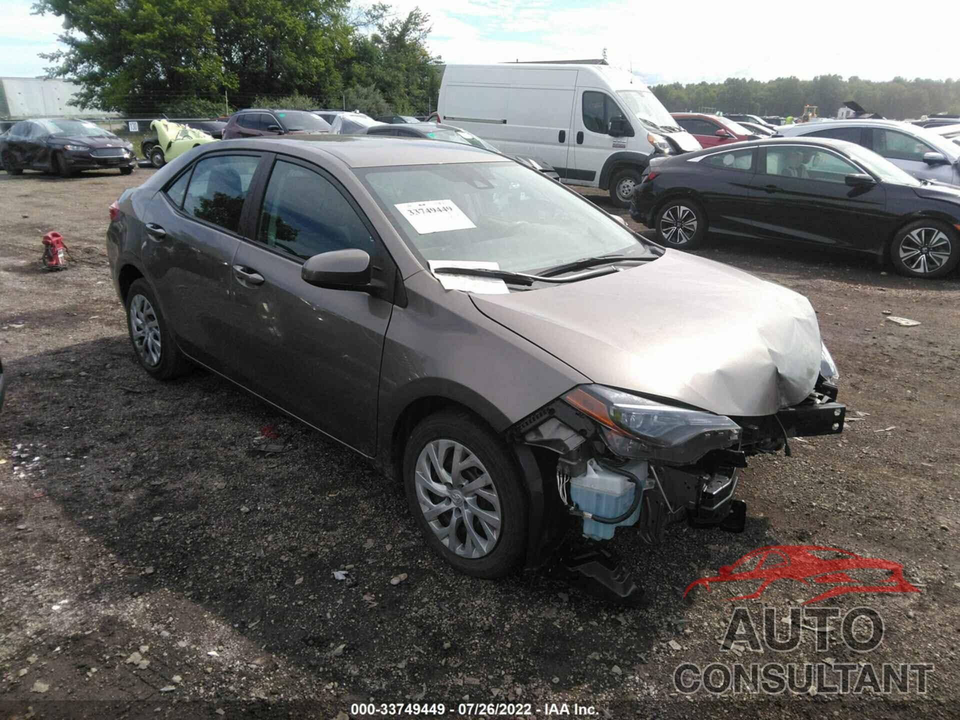 TOYOTA COROLLA 2018 - 2T1BURHE7JC080616
