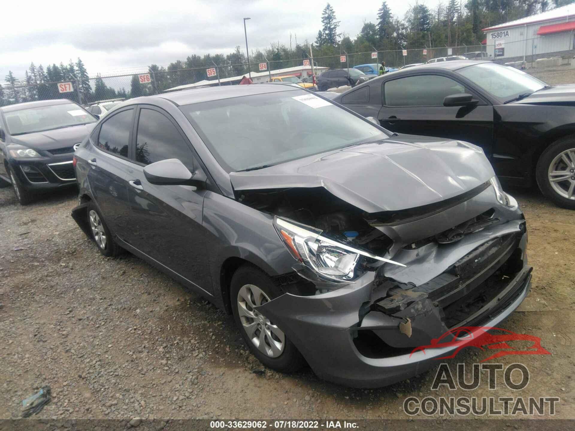 HYUNDAI ACCENT 2016 - KMHCT4AE0GU062079