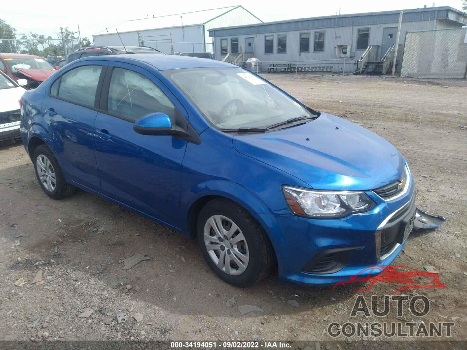 CHEVROLET SONIC 2019 - 1G1JB5SB0K4102395