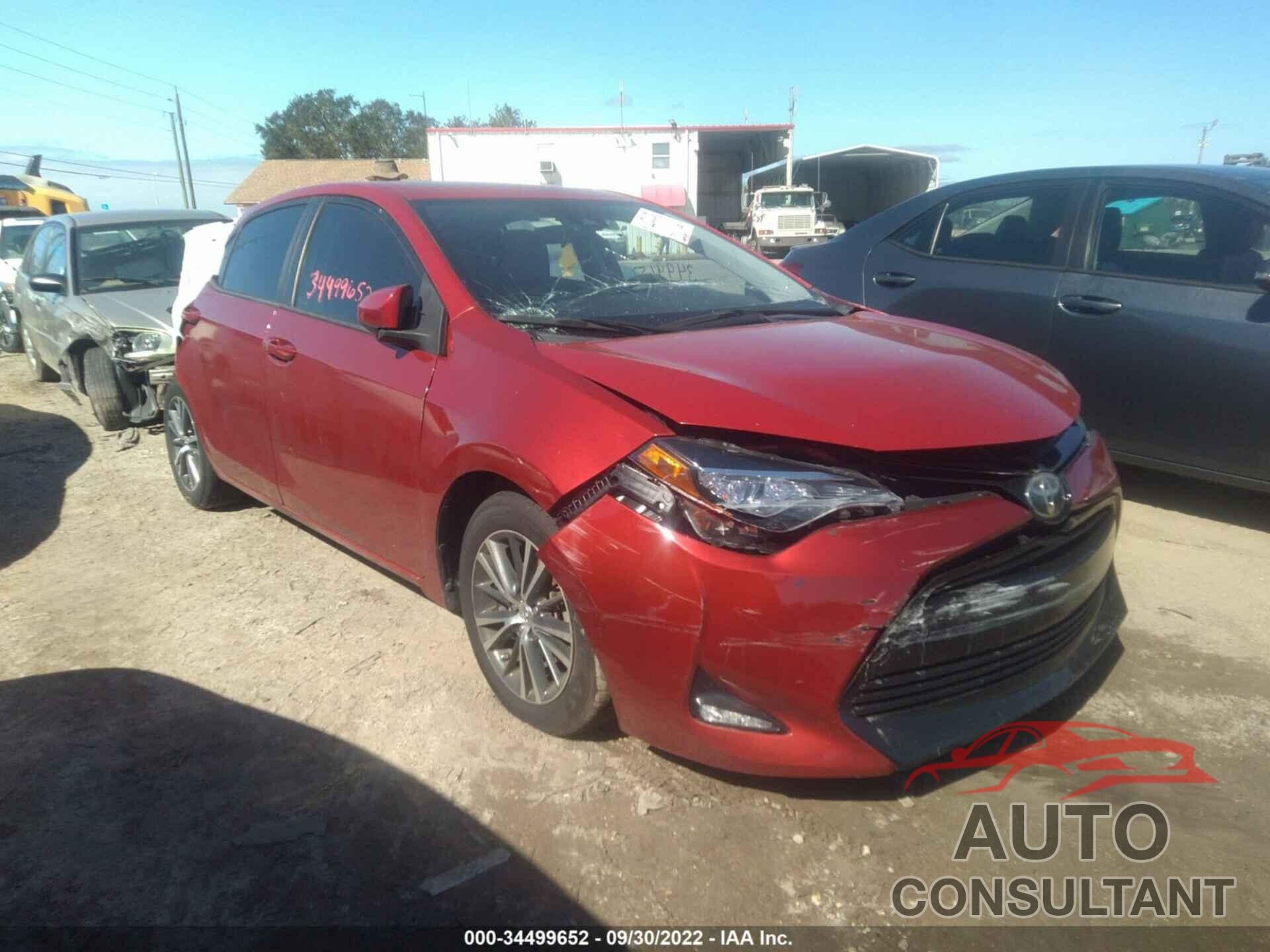 TOYOTA COROLLA 2018 - 5YFBURHEXJP769629
