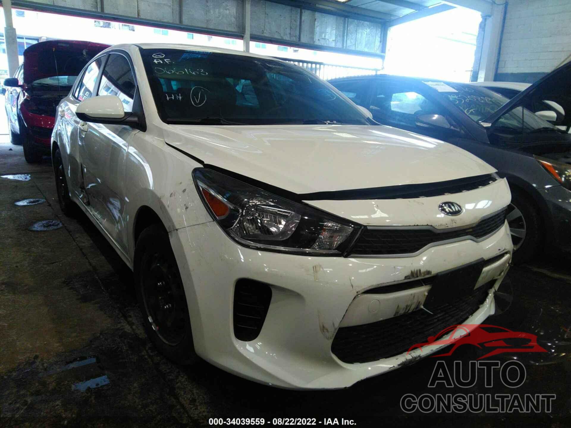 KIA RIO 2018 - 00PA24AB6JE066163