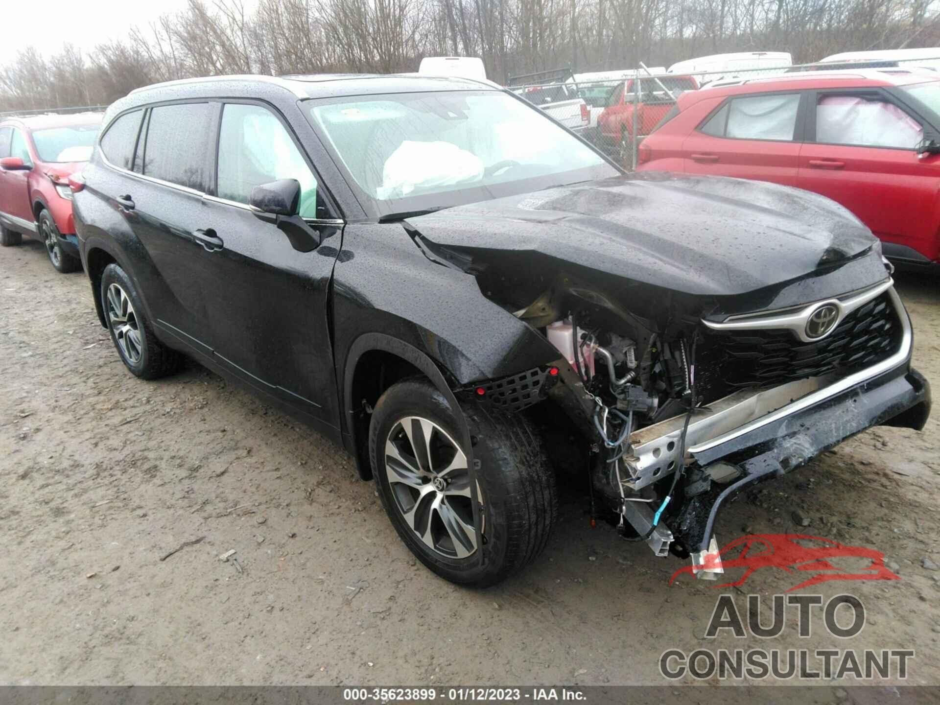 TOYOTA HIGHLANDER 2021 - 5TDGZRBH6MS078829