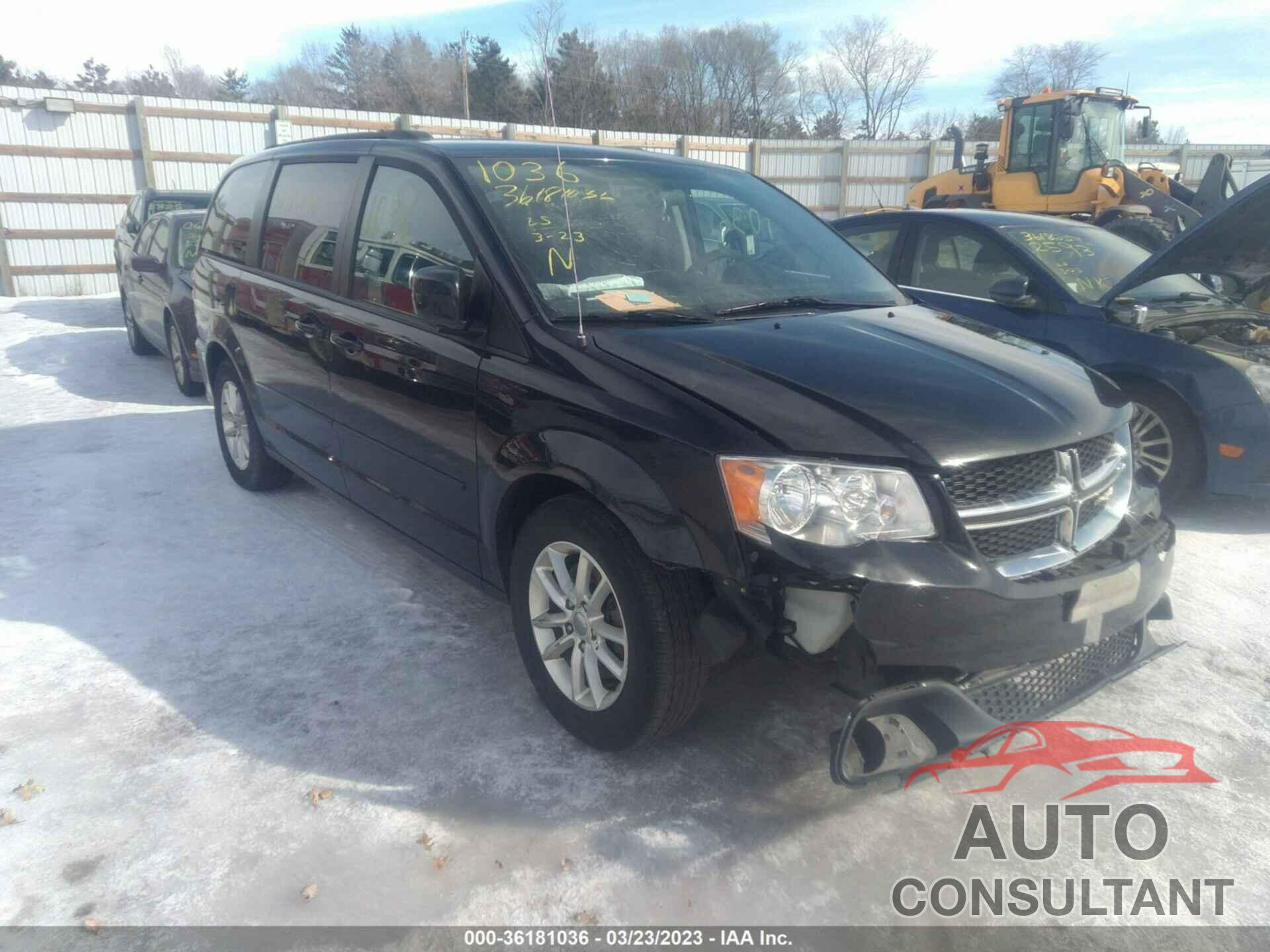 DODGE GRAND CARAVAN 2016 - 2C4RDGCG3GR311533