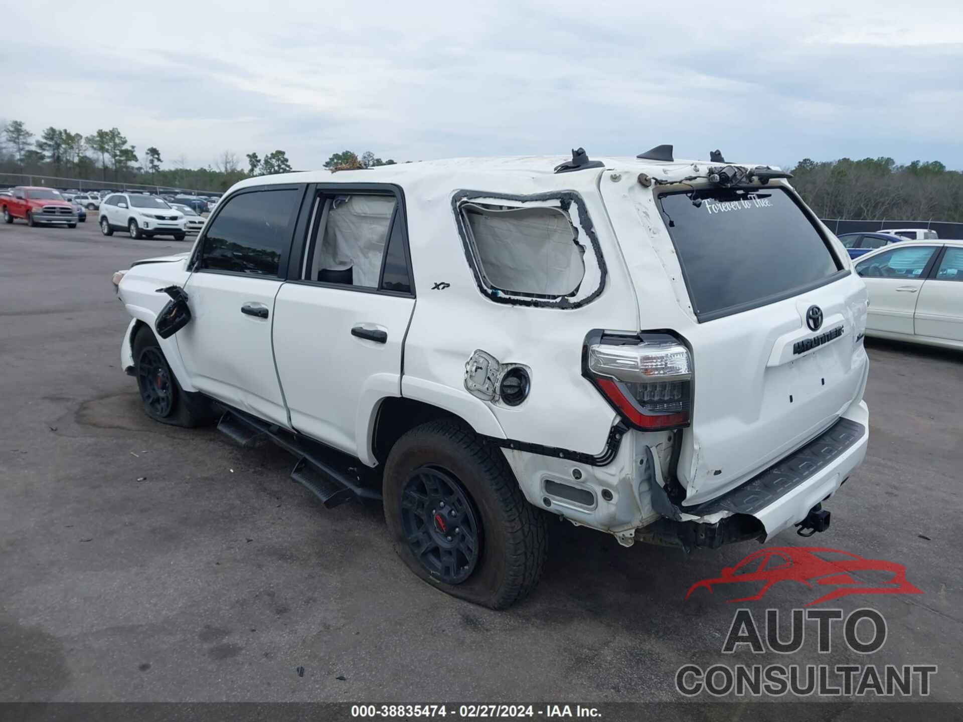 TOYOTA 4RUNNER 2021 - JTEFU5JR1M5237822