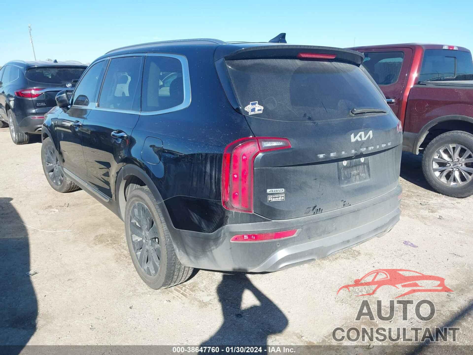 KIA TELLURIDE 2022 - 5XYP6DHC5NG241458