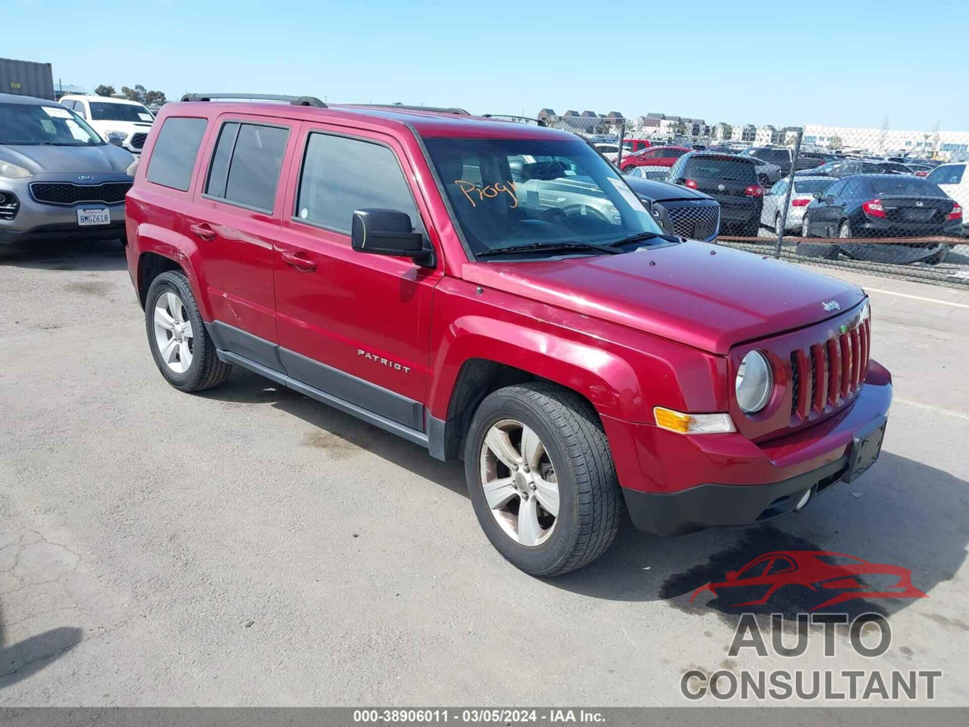 JEEP PATRIOT 2017 - 1C4NJPFBXHD184159