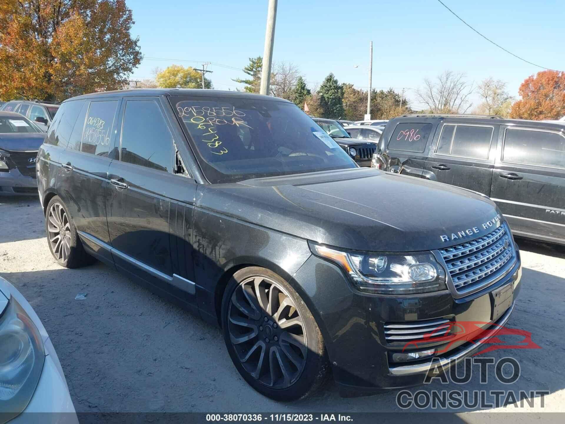 LAND ROVER RANGE ROVER 2017 - SALGV2FEXHA330290