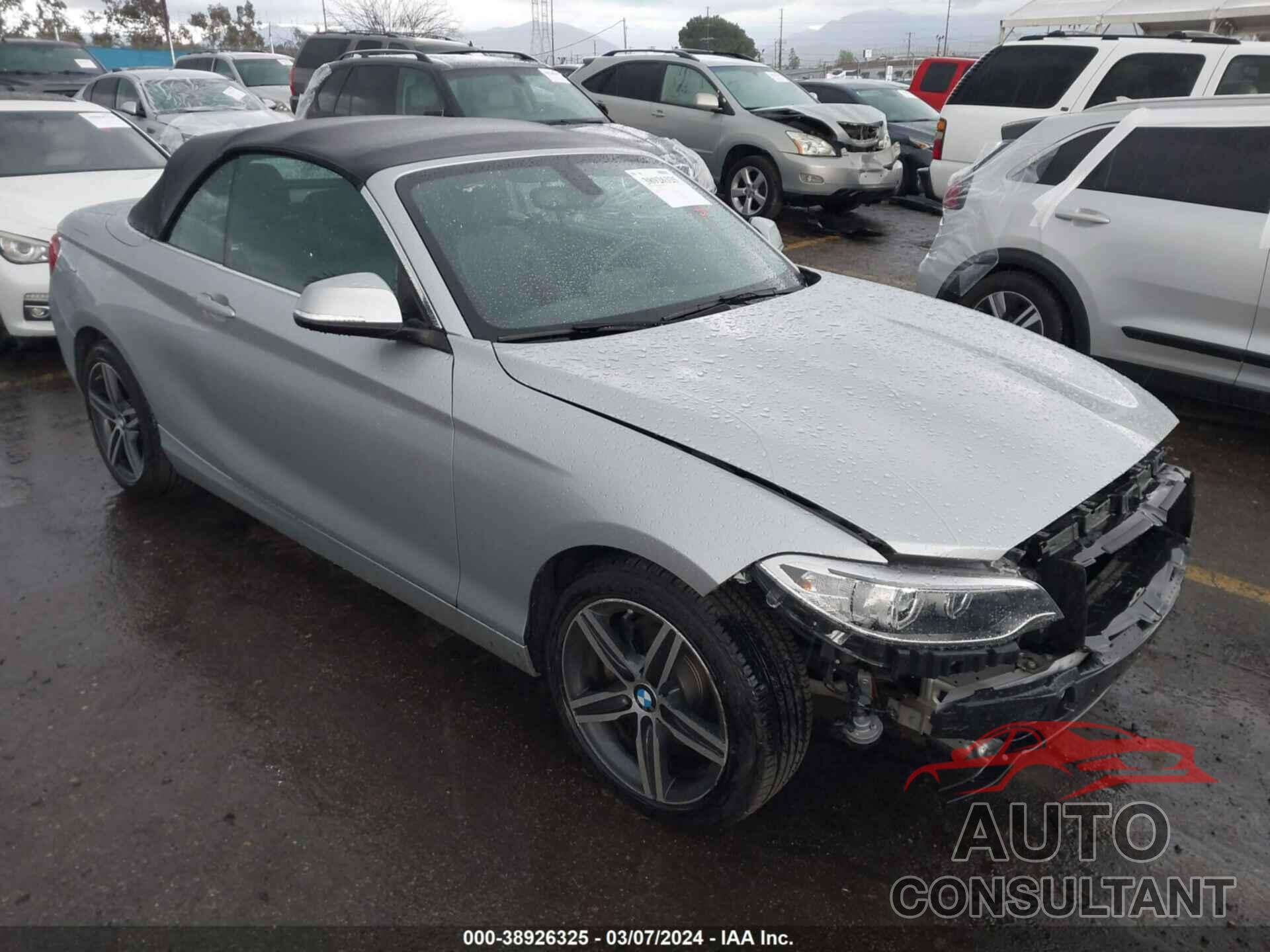 BMW 230I 2017 - WBA2K9C39HV647652