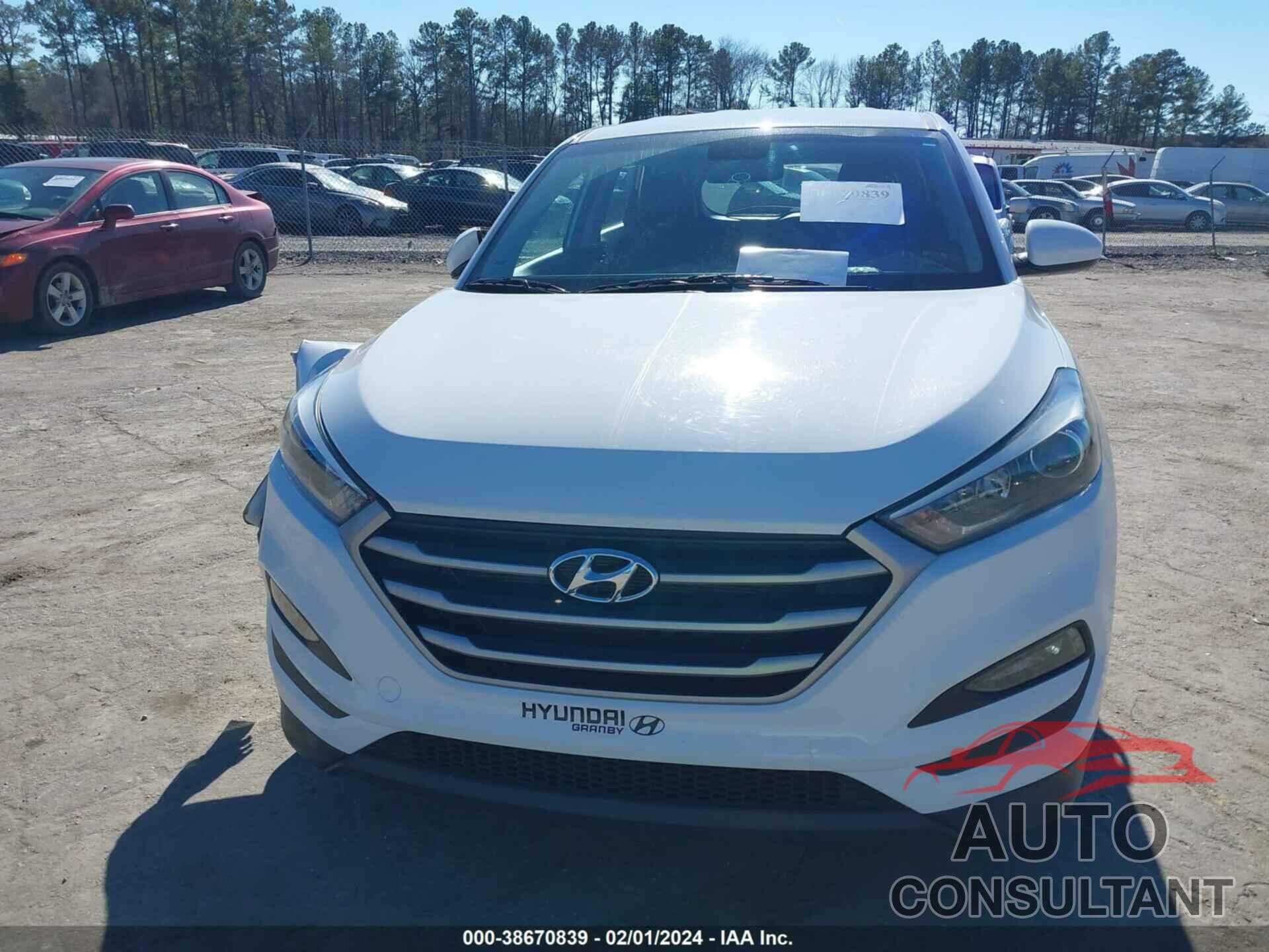 HYUNDAI TUCSON 2018 - KM8J23A40JU760503