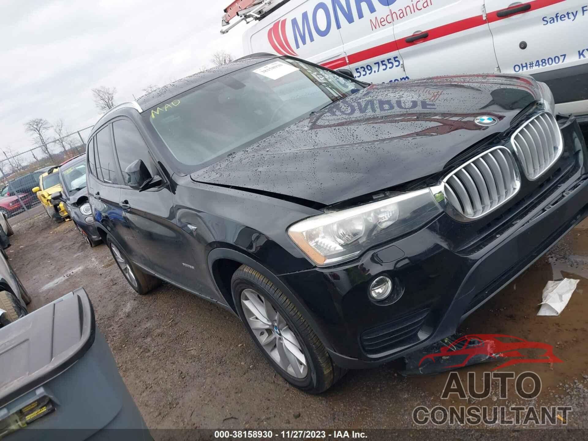 BMW X3 2016 - 5UXWX9C55G0D69580