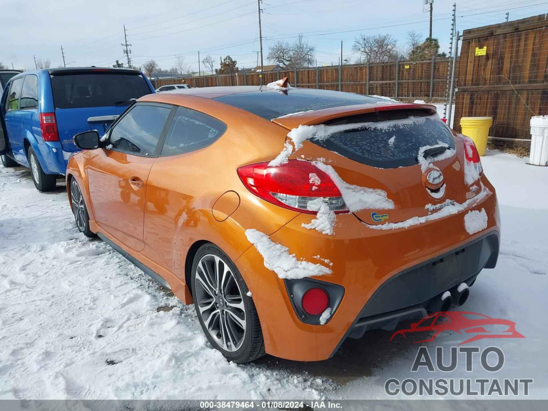 HYUNDAI VELOSTER 2016 - KMHTC6AE1GU275375