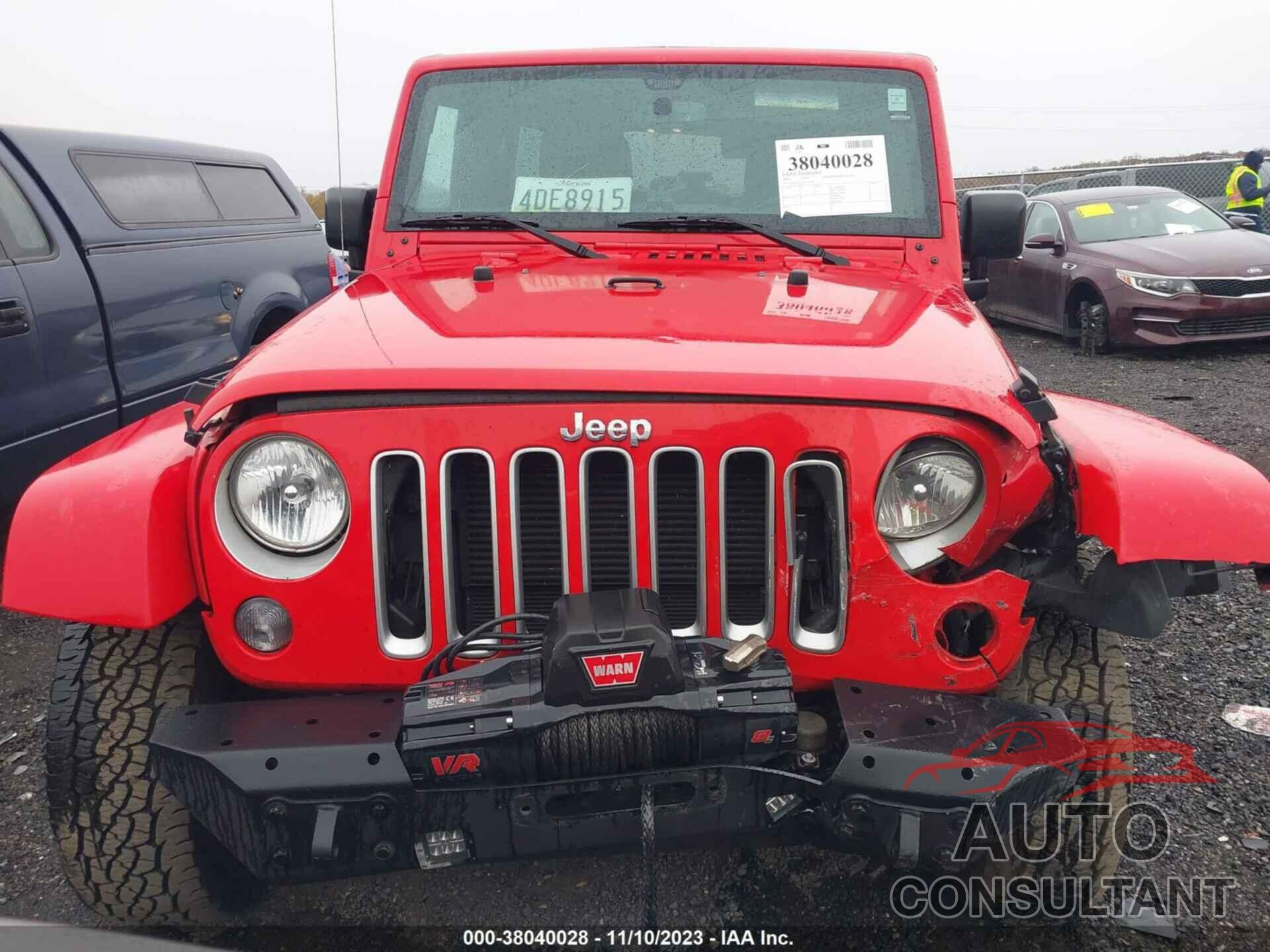 JEEP WRANGLER UNLIMITED 2016 - 1C4HJWEG1GL156744