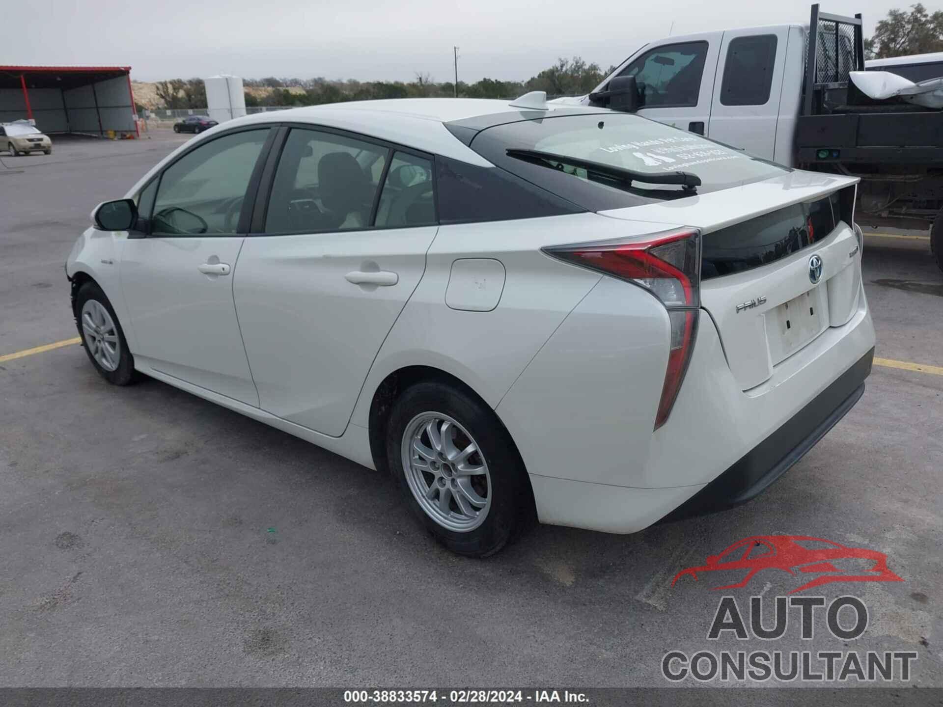 TOYOTA PRIUS 2016 - JTDKBRFU2G3518301