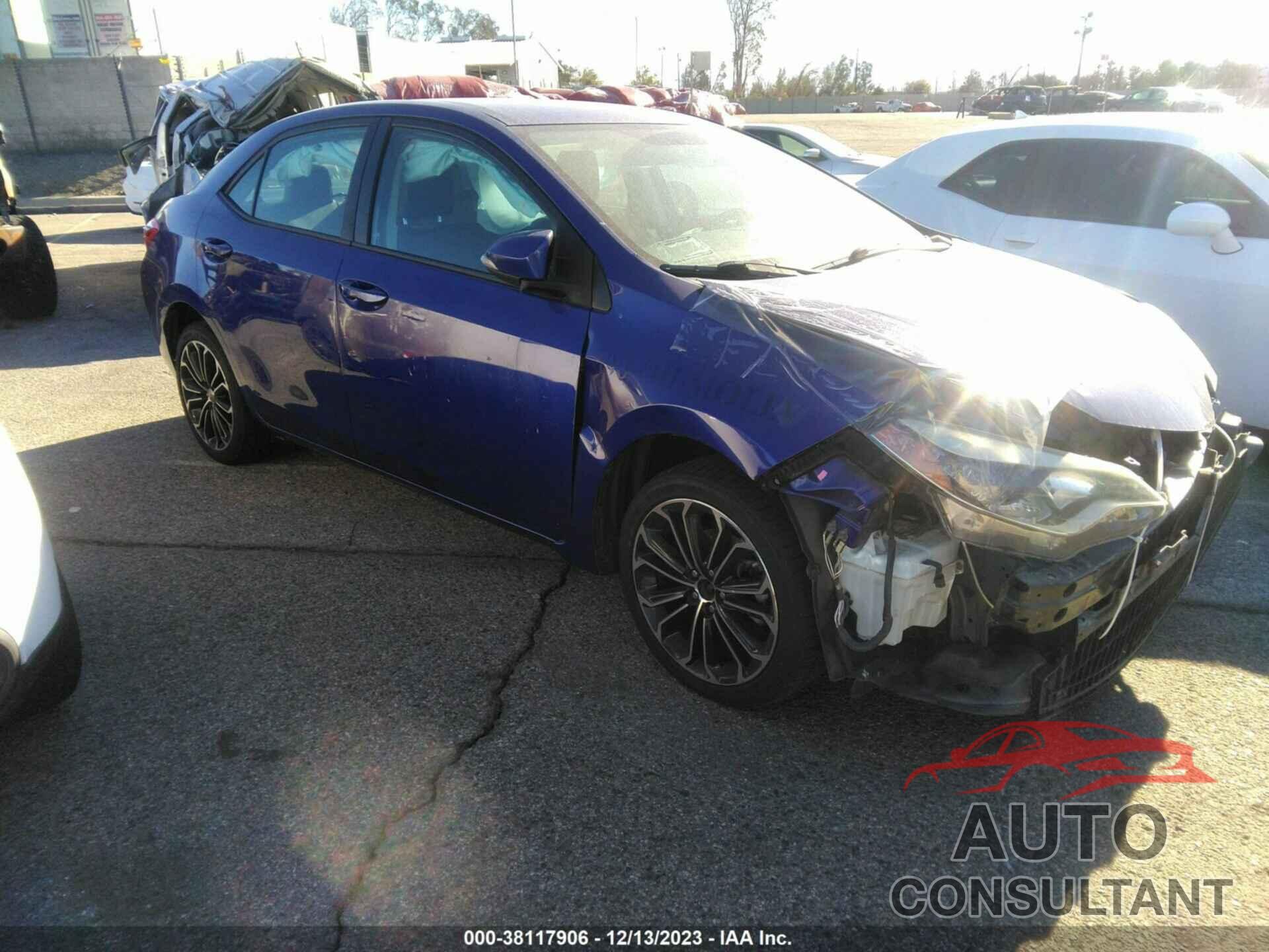 TOYOTA COROLLA 2016 - 5YFBURHE5GP566995