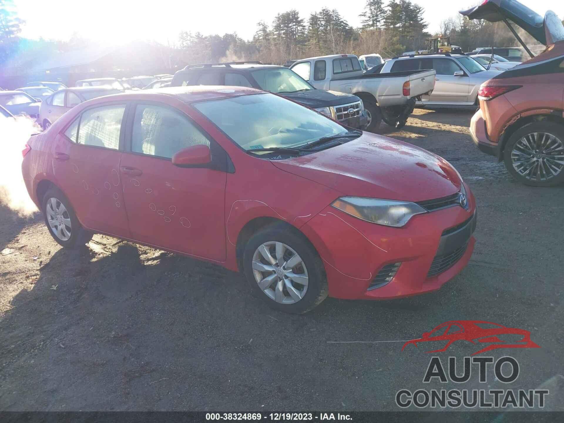 TOYOTA COROLLA 2016 - 2T1BURHE3GC590258