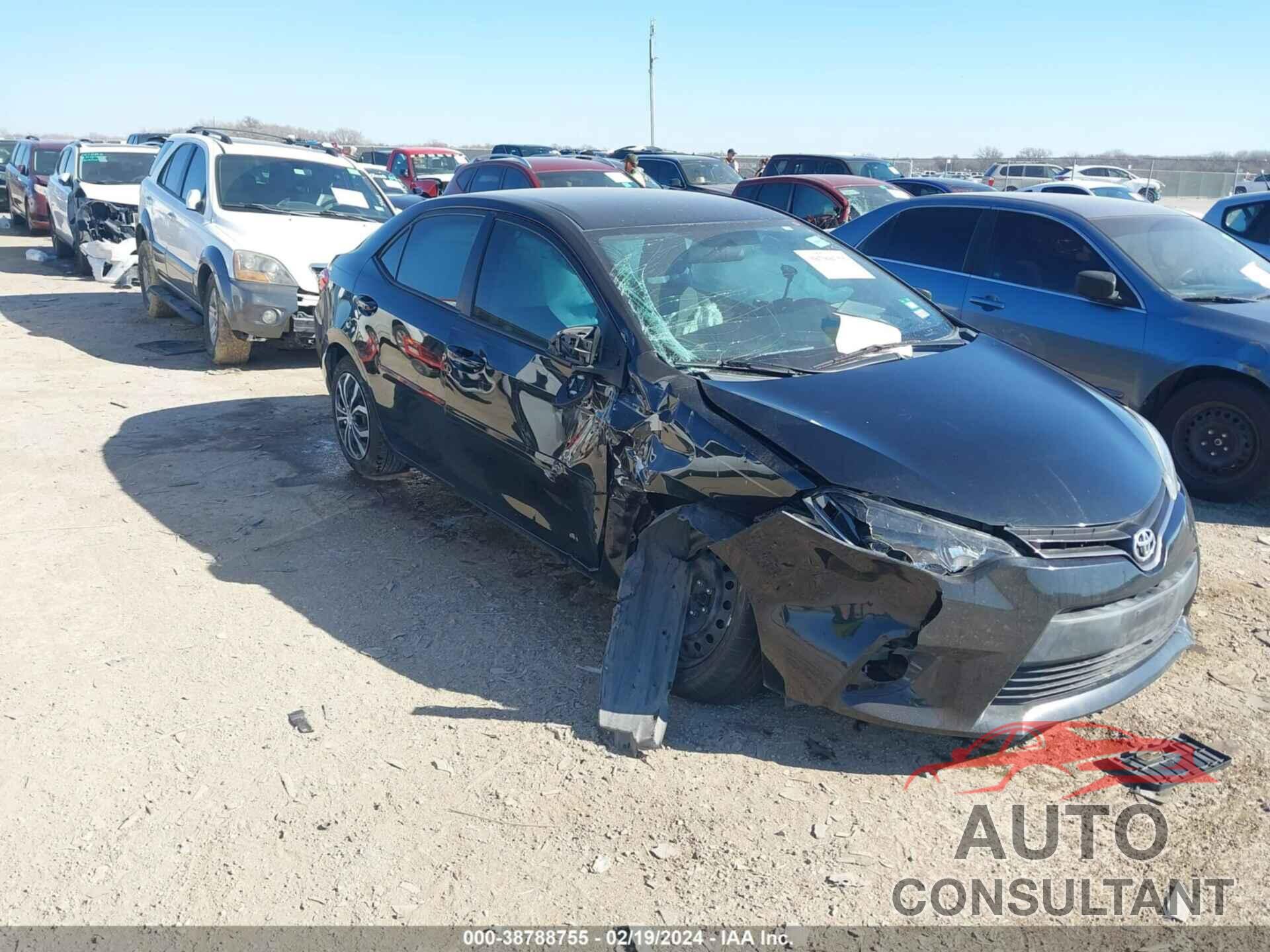TOYOTA COROLLA 2016 - 5YFBURHE6GP456117