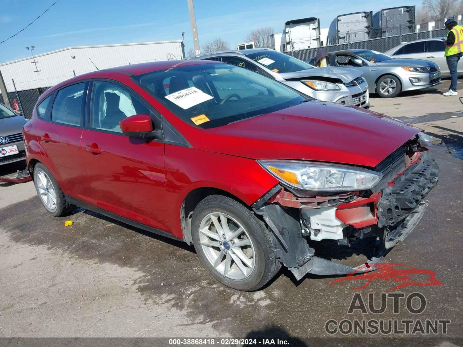 FORD FOCUS 2018 - 1FADP3K27JL326770