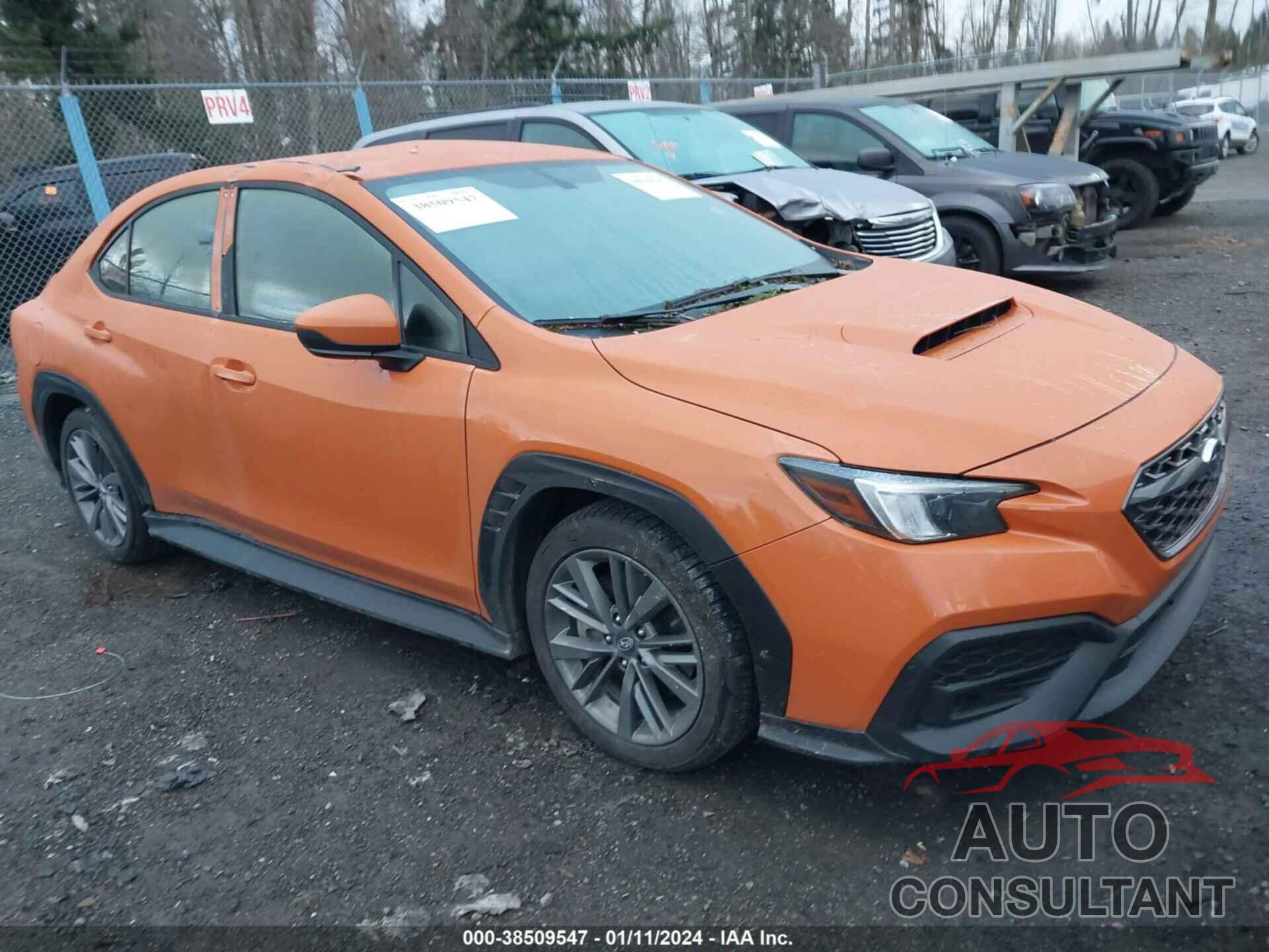 SUBARU WRX 2022 - JF1VBAA62N9030599