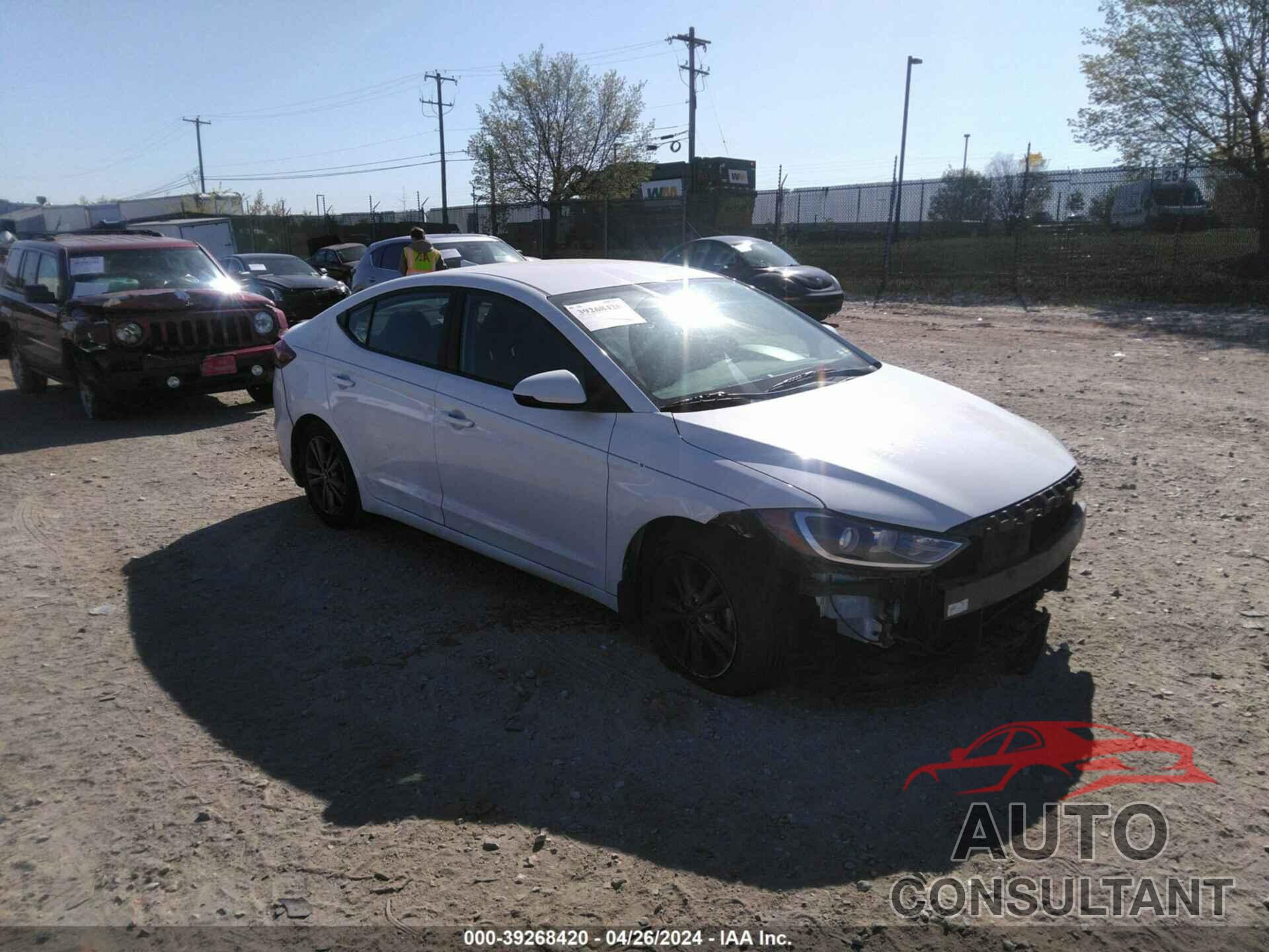 HYUNDAI ELANTRA 2018 - 5NPD84LFXJH358325