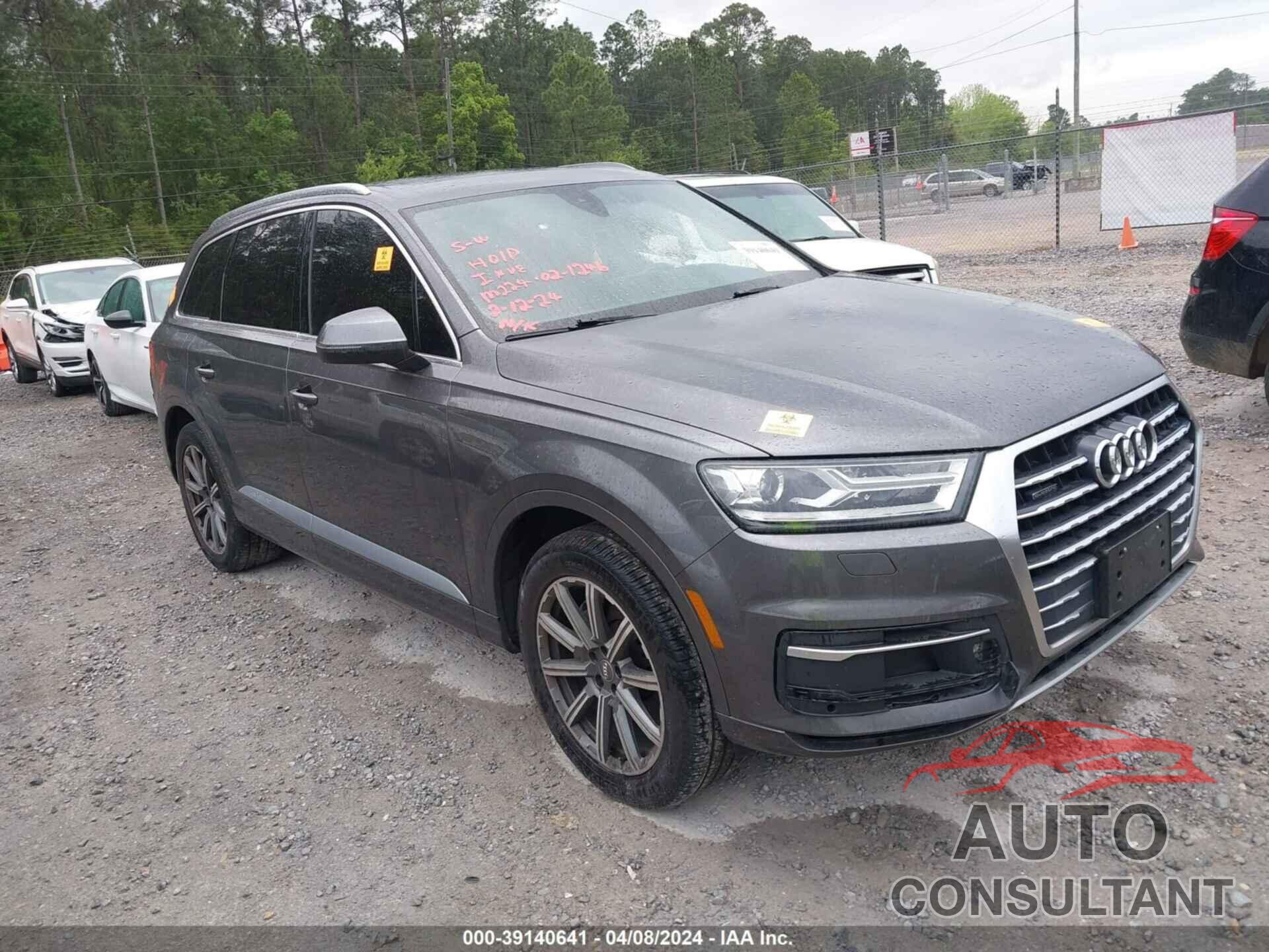 AUDI Q7 2019 - WA1AHAF74KD029336