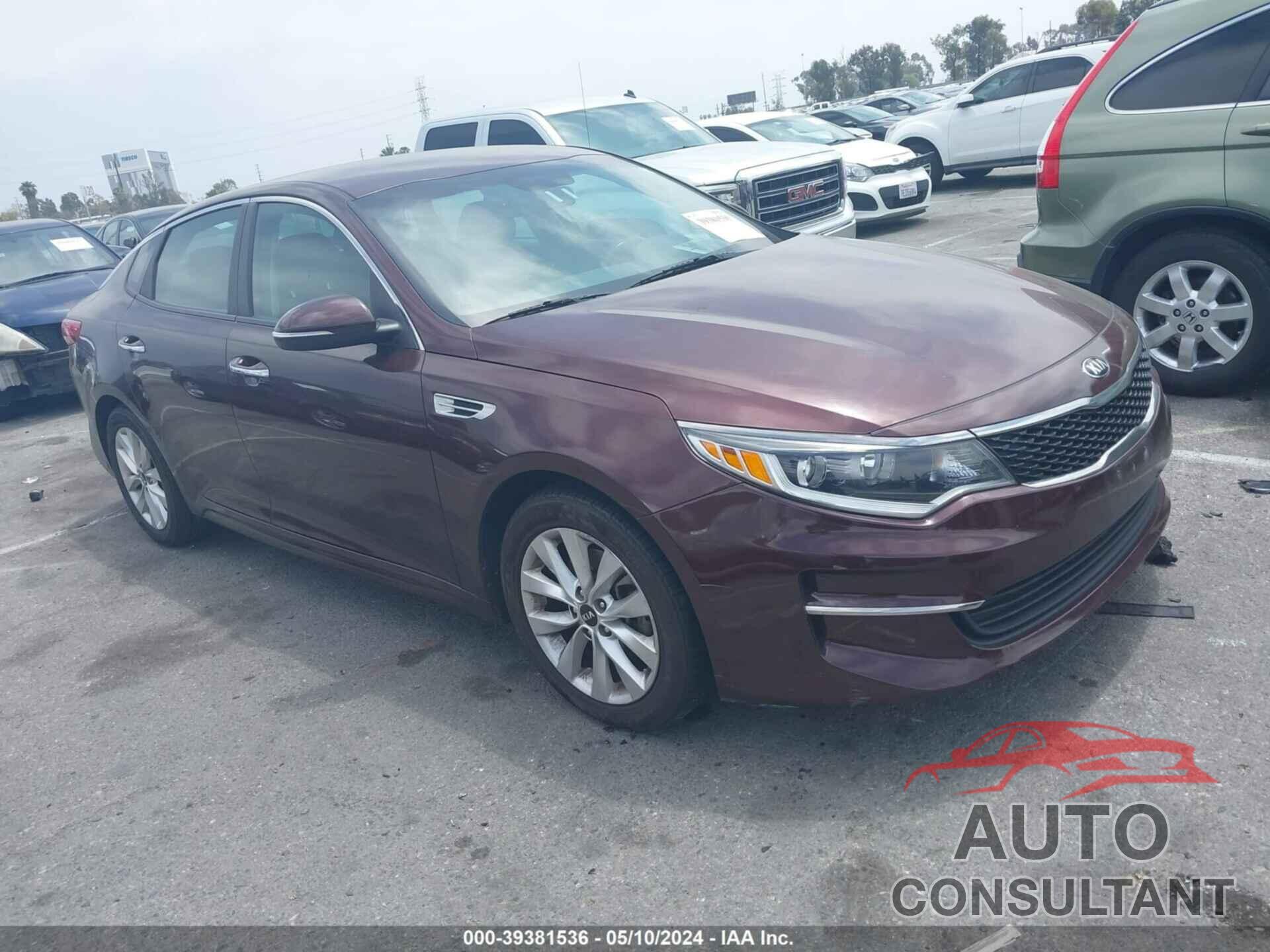 KIA OPTIMA 2016 - 5XXGT4L31GG061305
