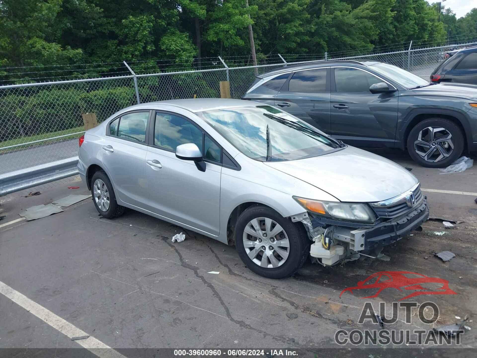 HONDA CIVIC 2012 - 19XFB2F52CE079783