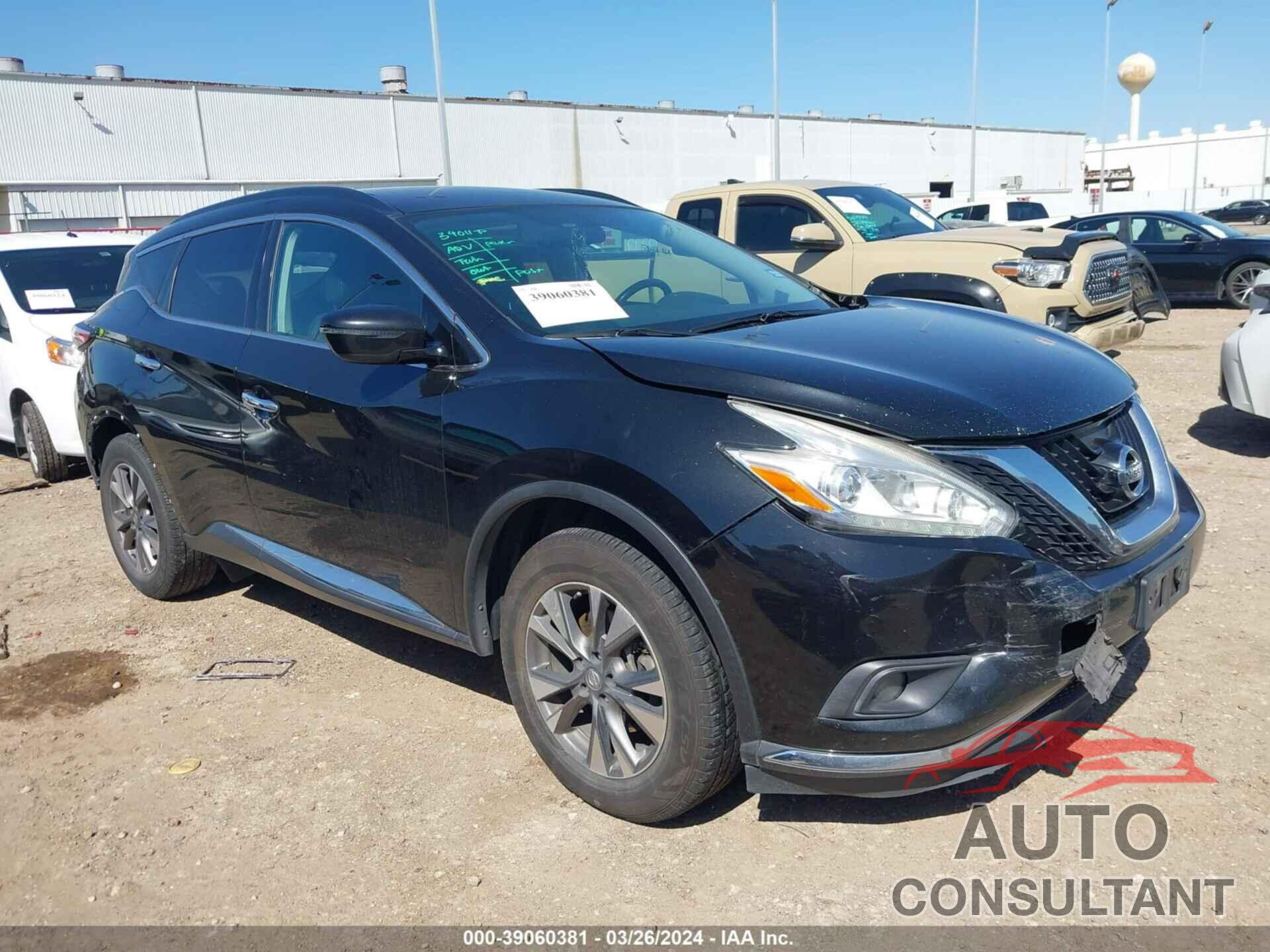 NISSAN MURANO 2017 - 5N1AZ2MG9HN110701