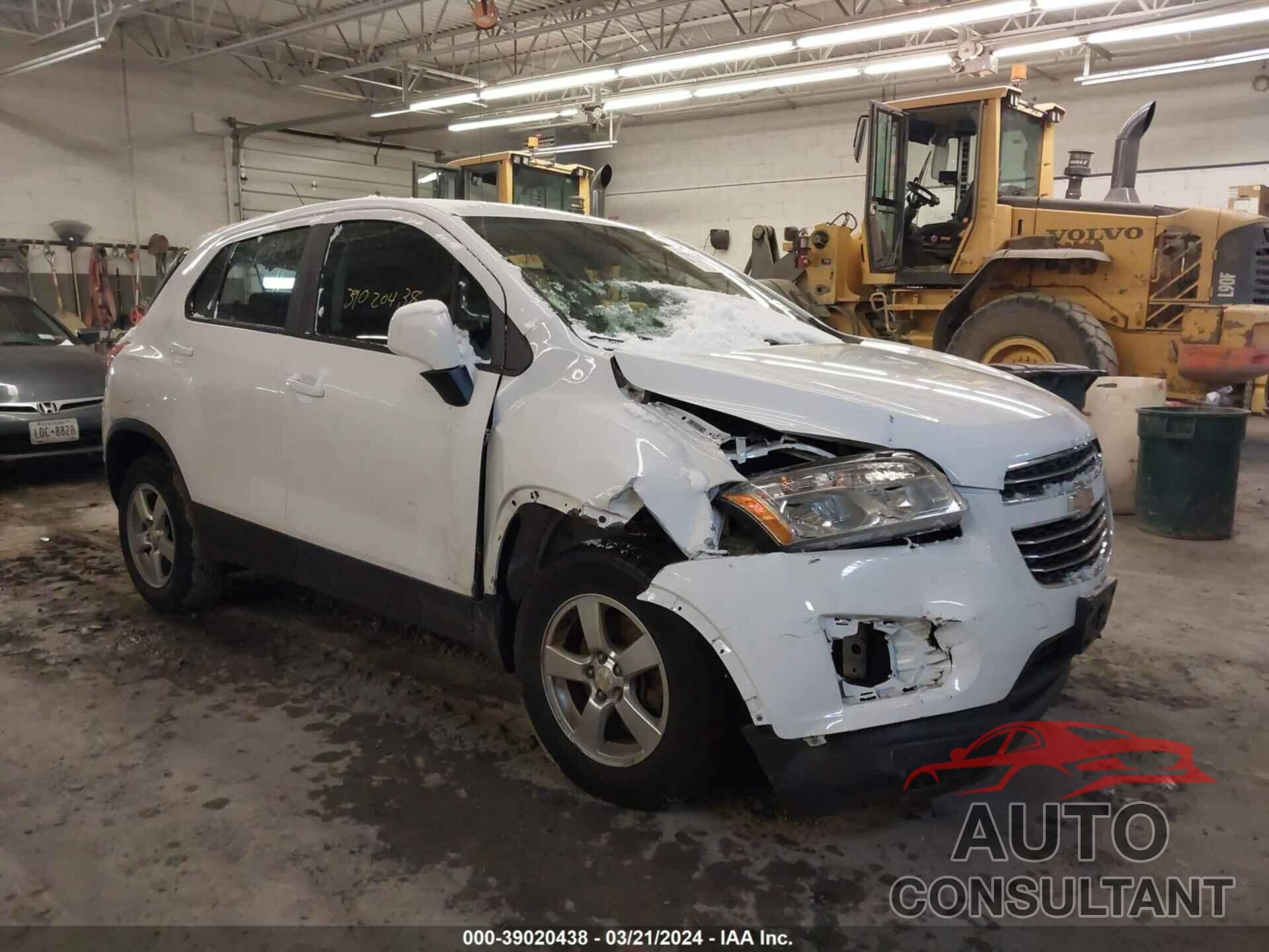 CHEVROLET TRAX 2016 - 3GNCJNSB6GL253835