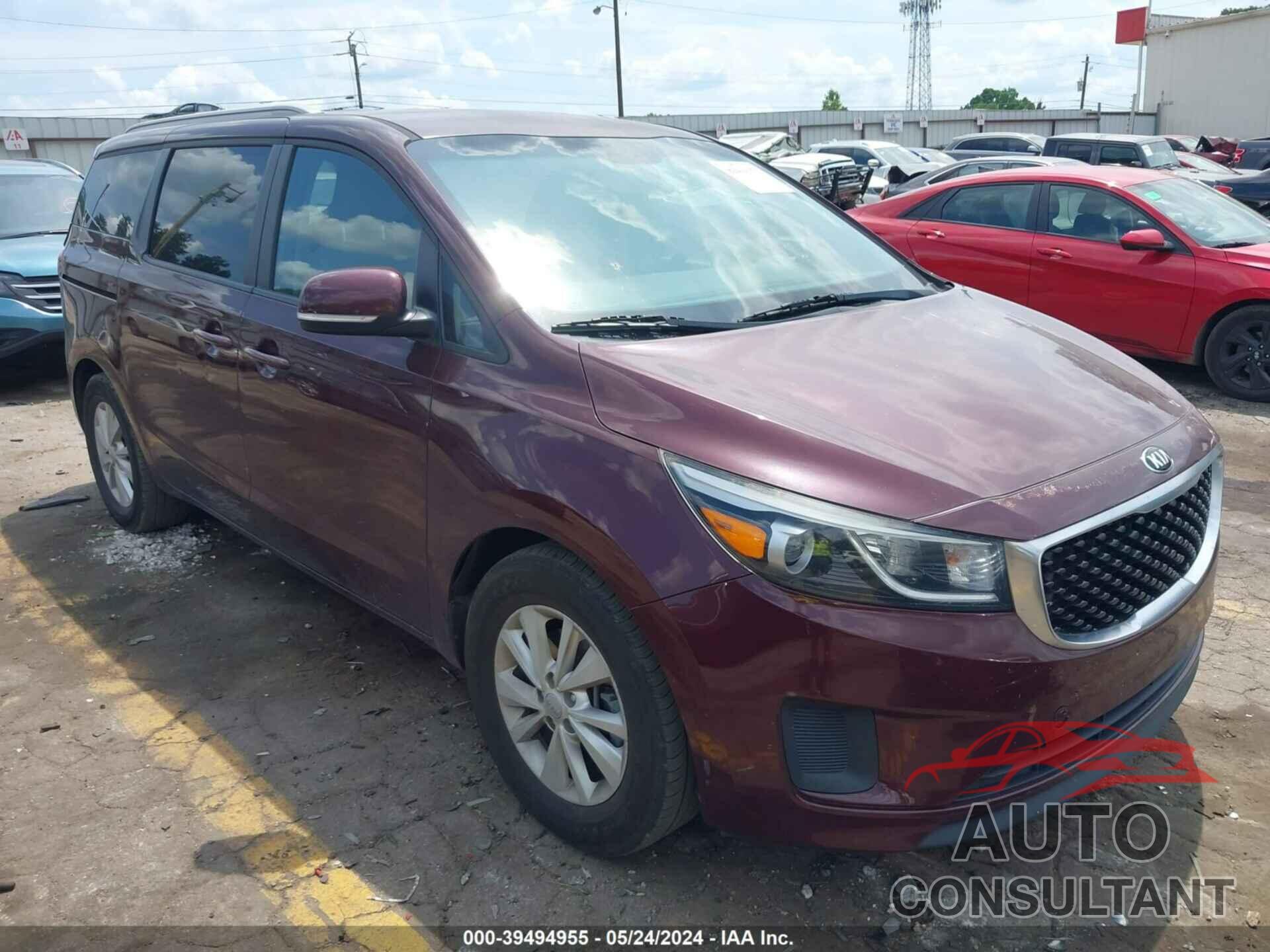 KIA SEDONA 2016 - KNDMB5C10G6192847