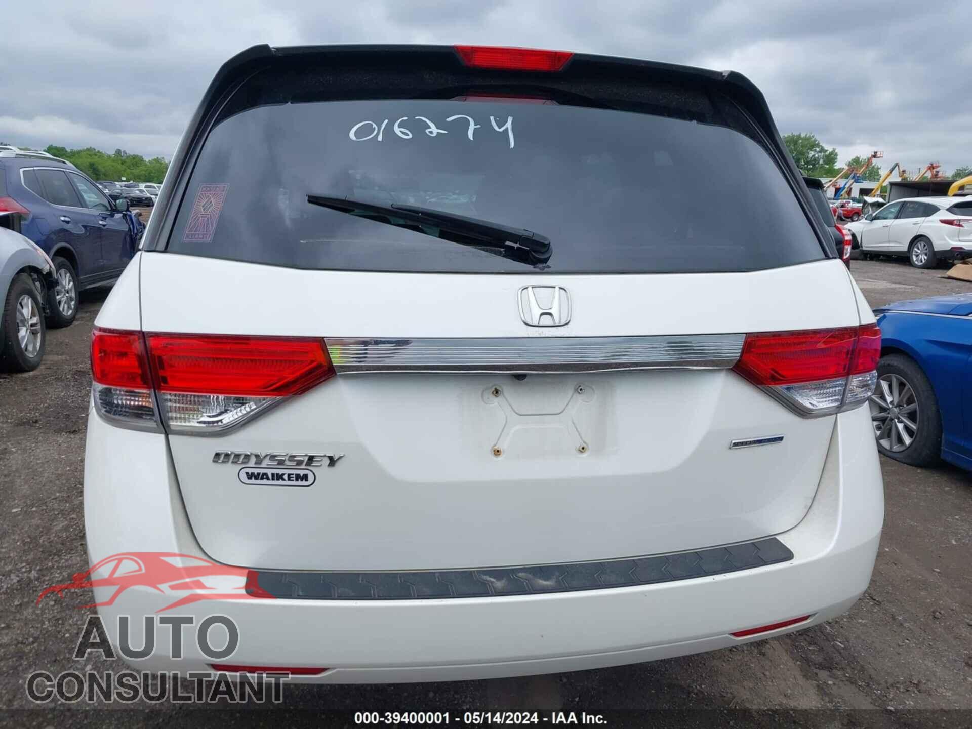 HONDA ODYSSEY 2016 - 5FNRL5H38GB016274