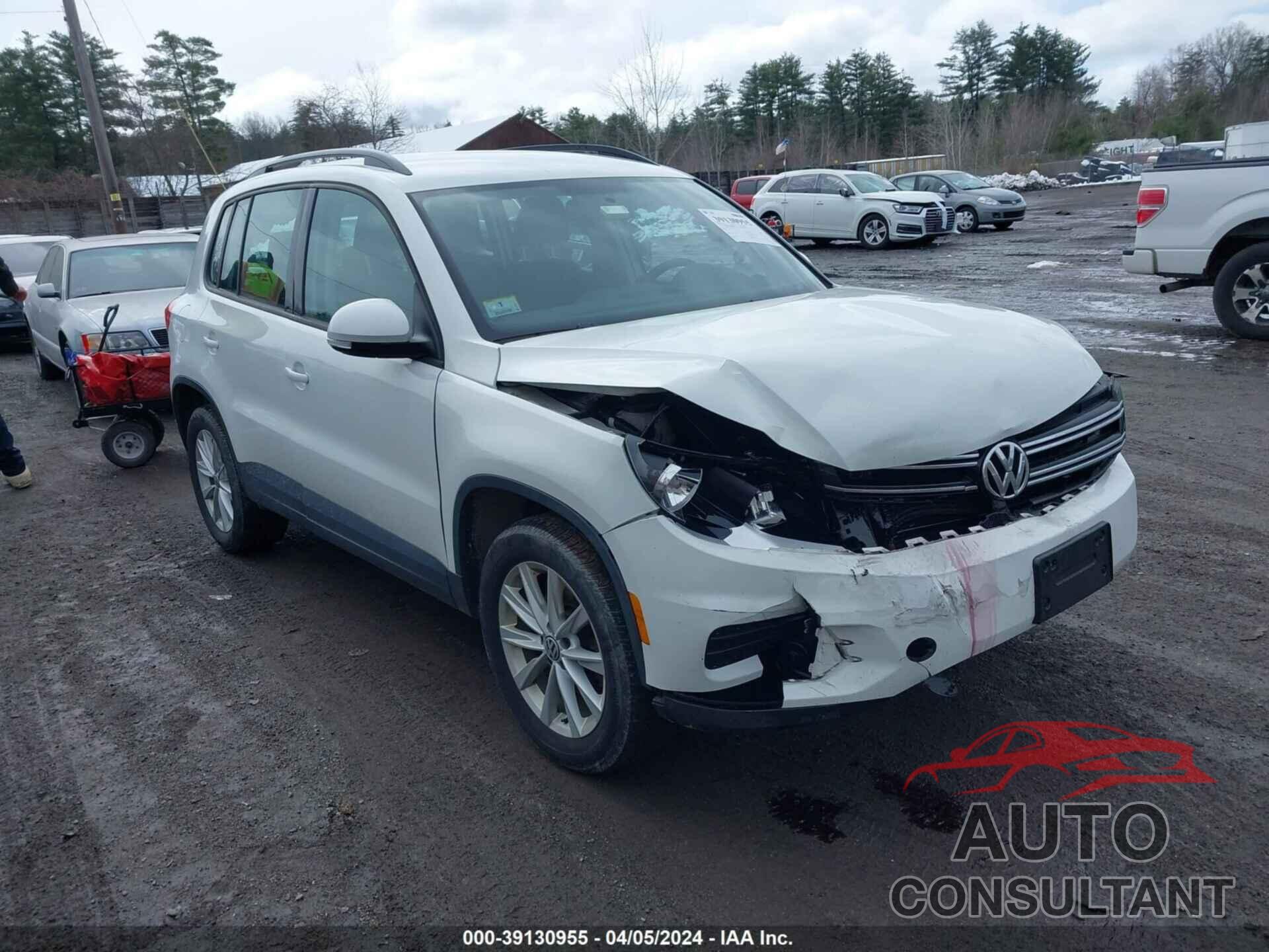 VOLKSWAGEN TIGUAN 2017 - WVGBV7AX3HK053690