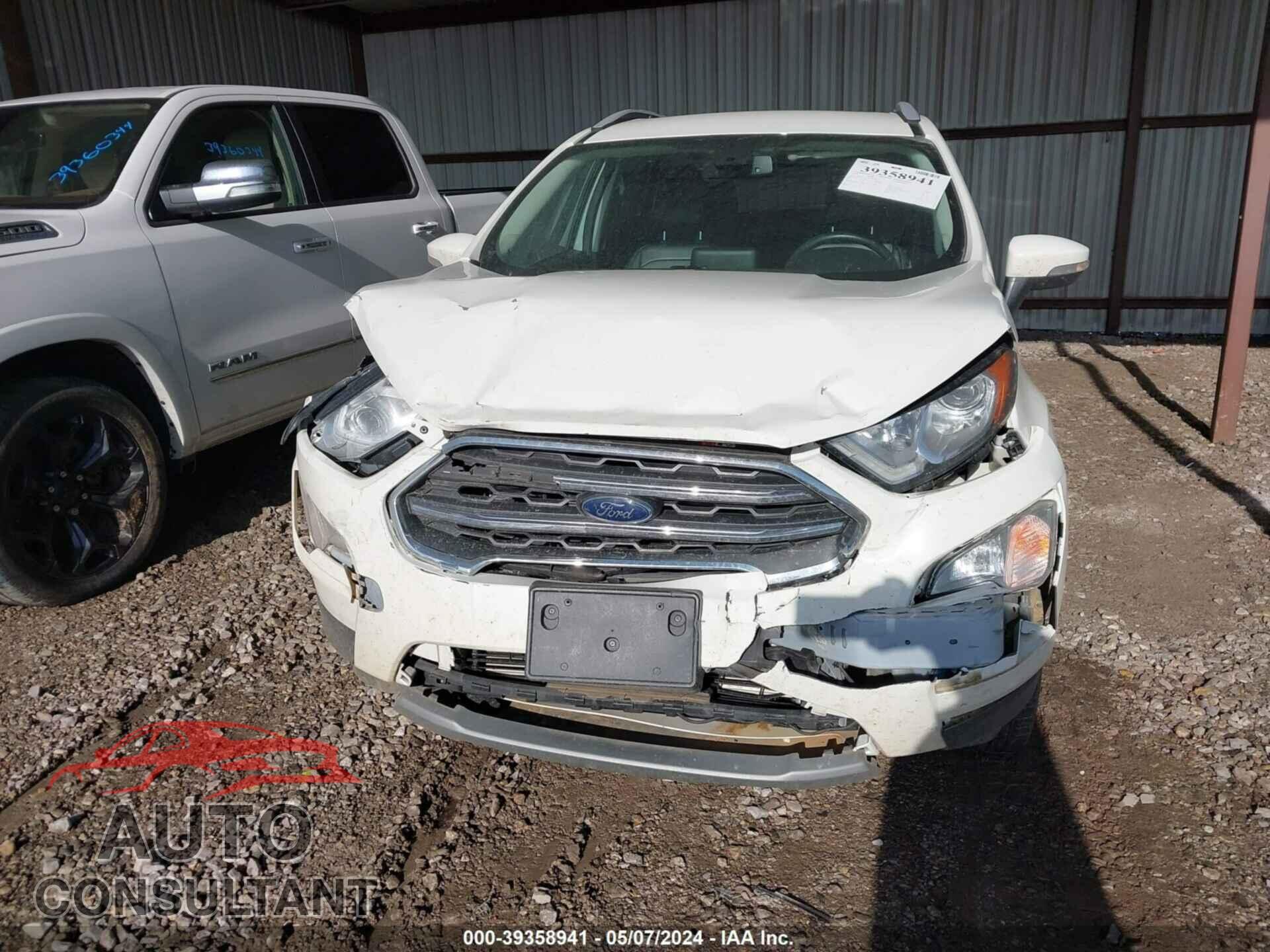 FORD ECOSPORT 2020 - MAJ6S3KL8LC362180