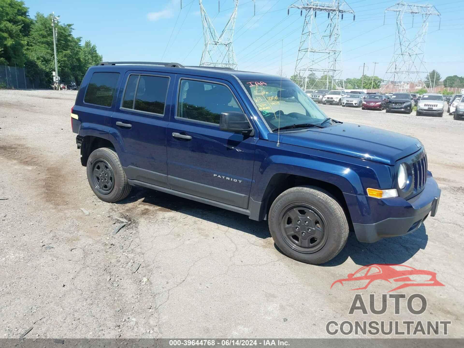 JEEP PATRIOT 2015 - 1C4NJPBA6FD419652