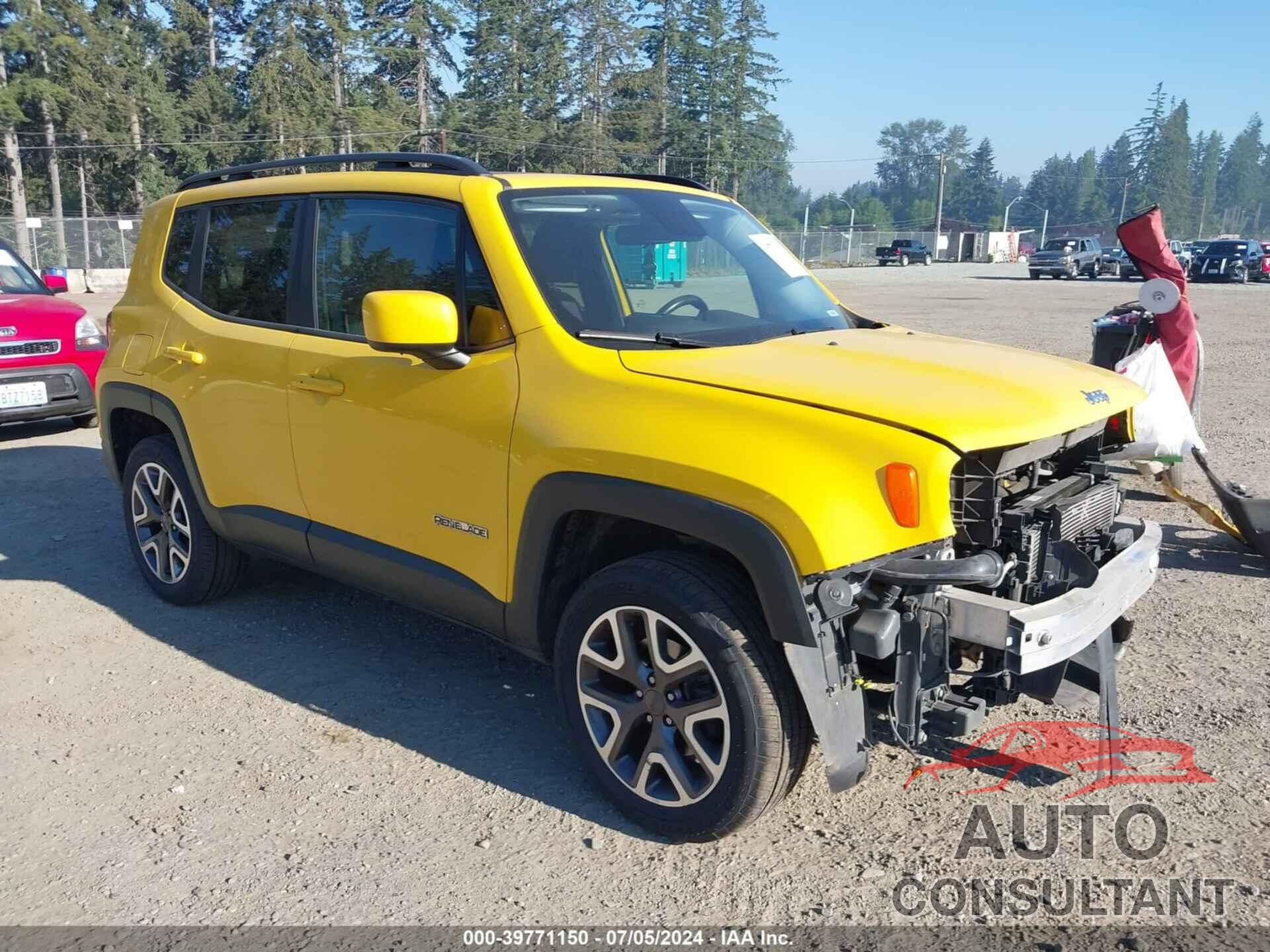 JEEP RENEGADE 2016 - ZACCJBBT6GPD42361