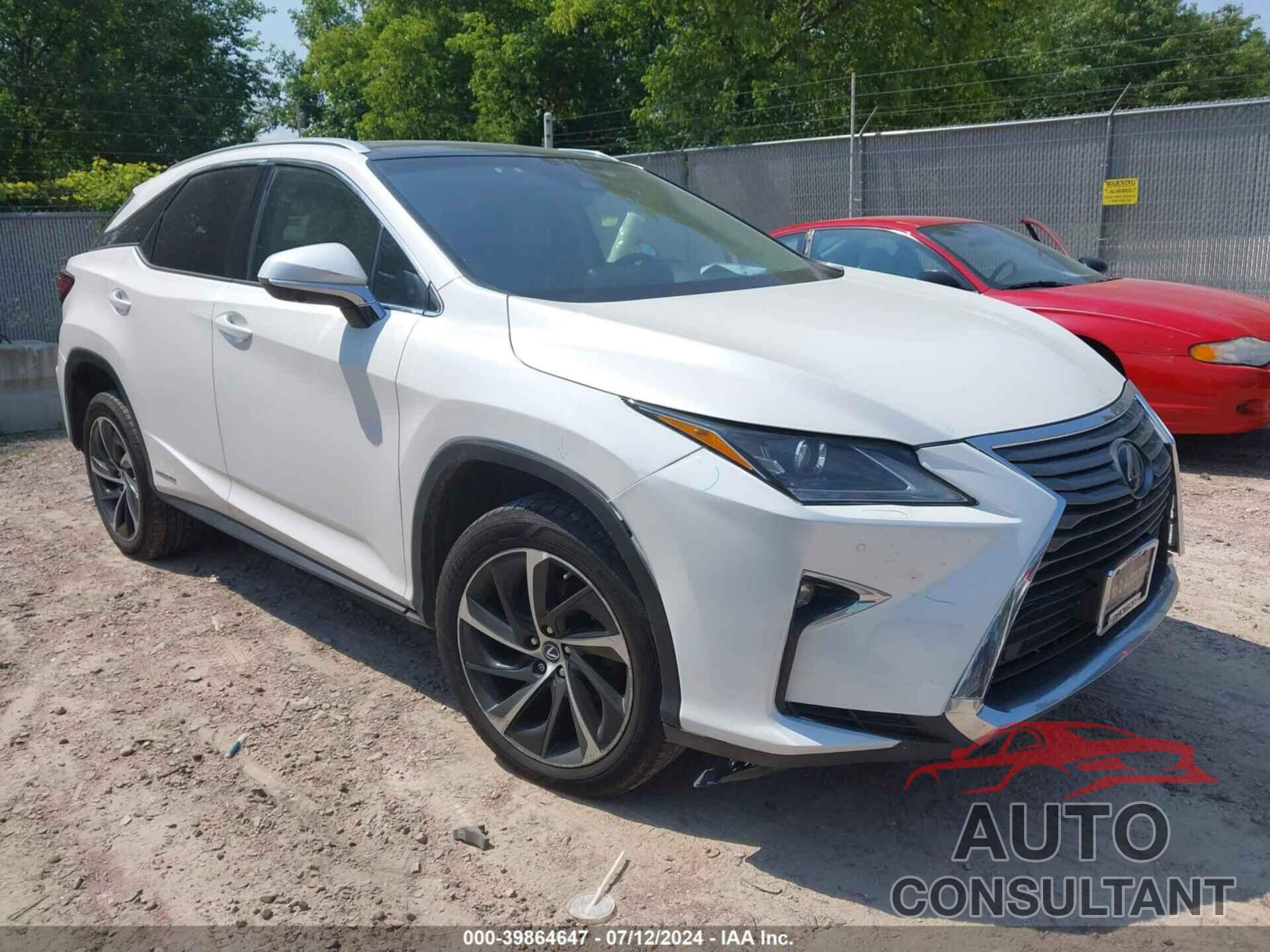 LEXUS RX 450H 2018 - 2T2BGMCA2JC027297