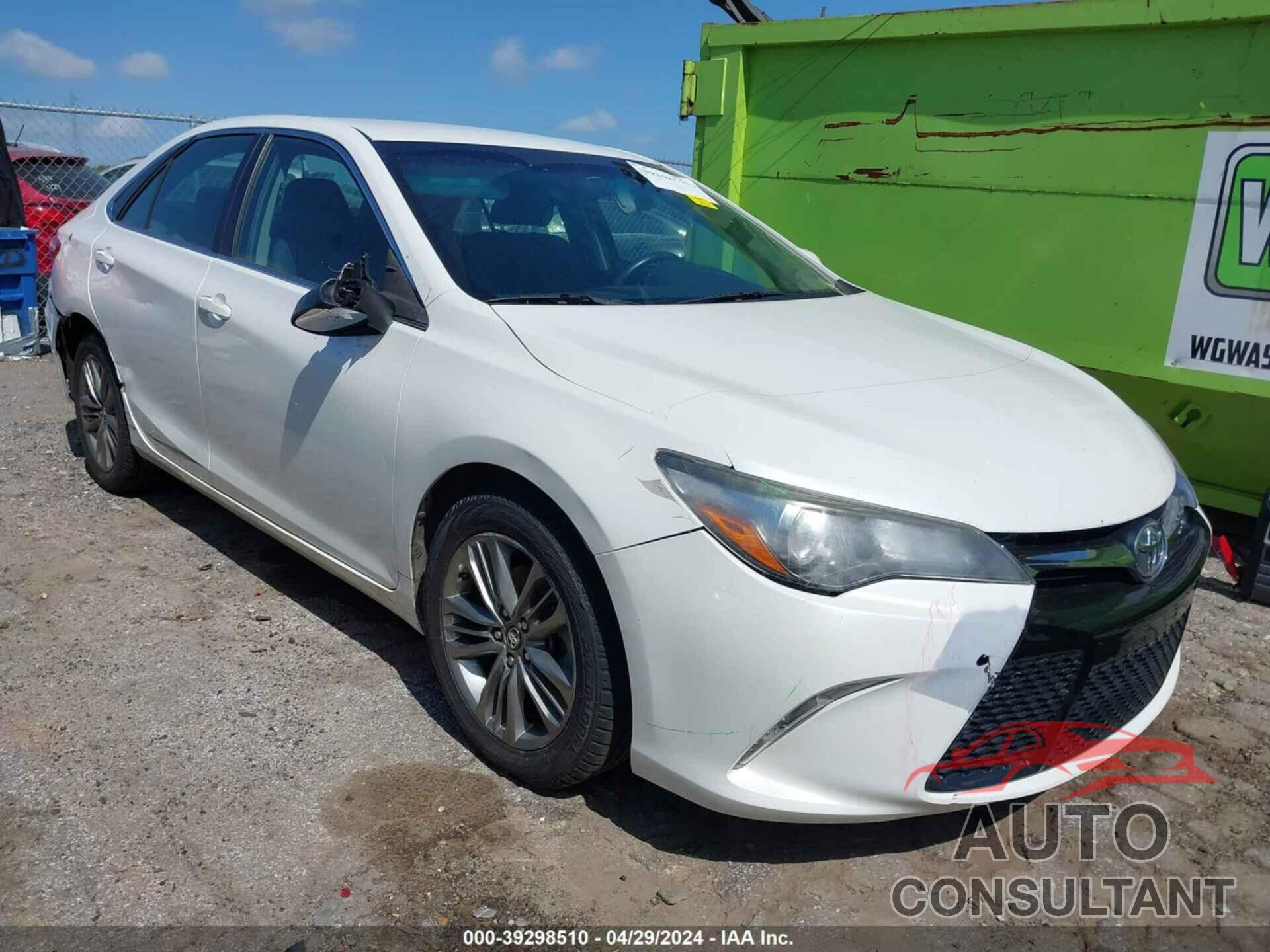 TOYOTA CAMRY 2017 - 4T1BF1FK9HU399528