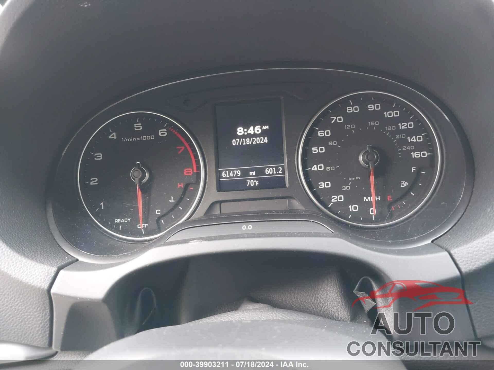 AUDI A3 2017 - WAUB8GFF6H1006555